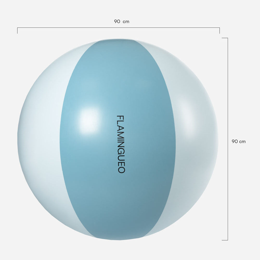Wasserball Streifen XL - blau