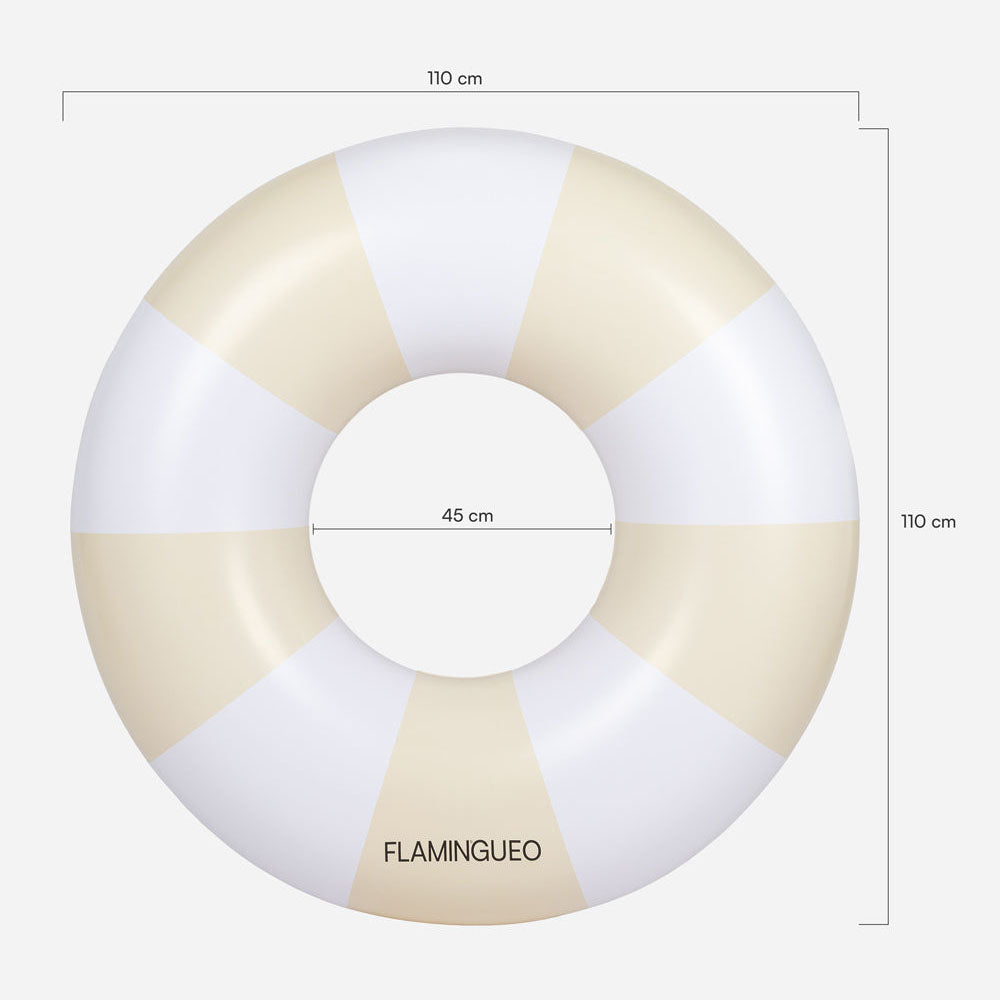 Schwimmring Streifen - beige