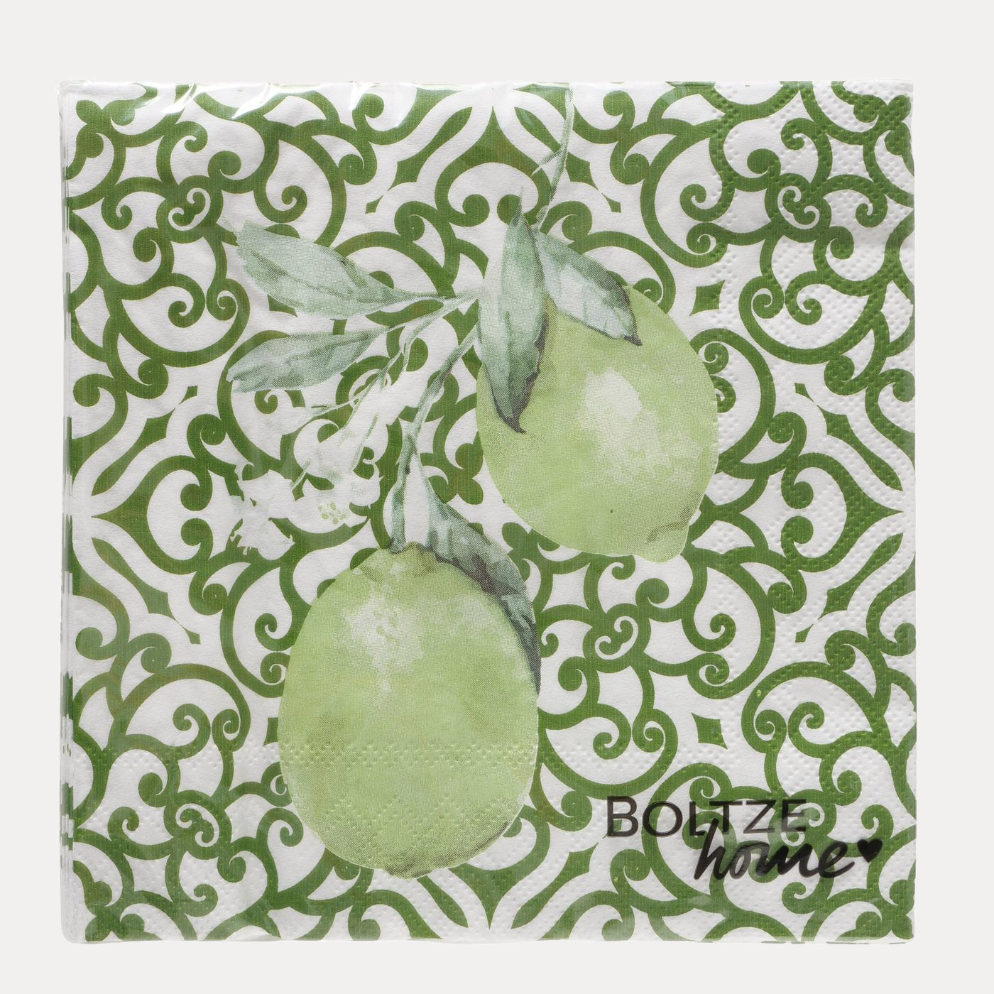 Servietten Capri - Zitrone grün