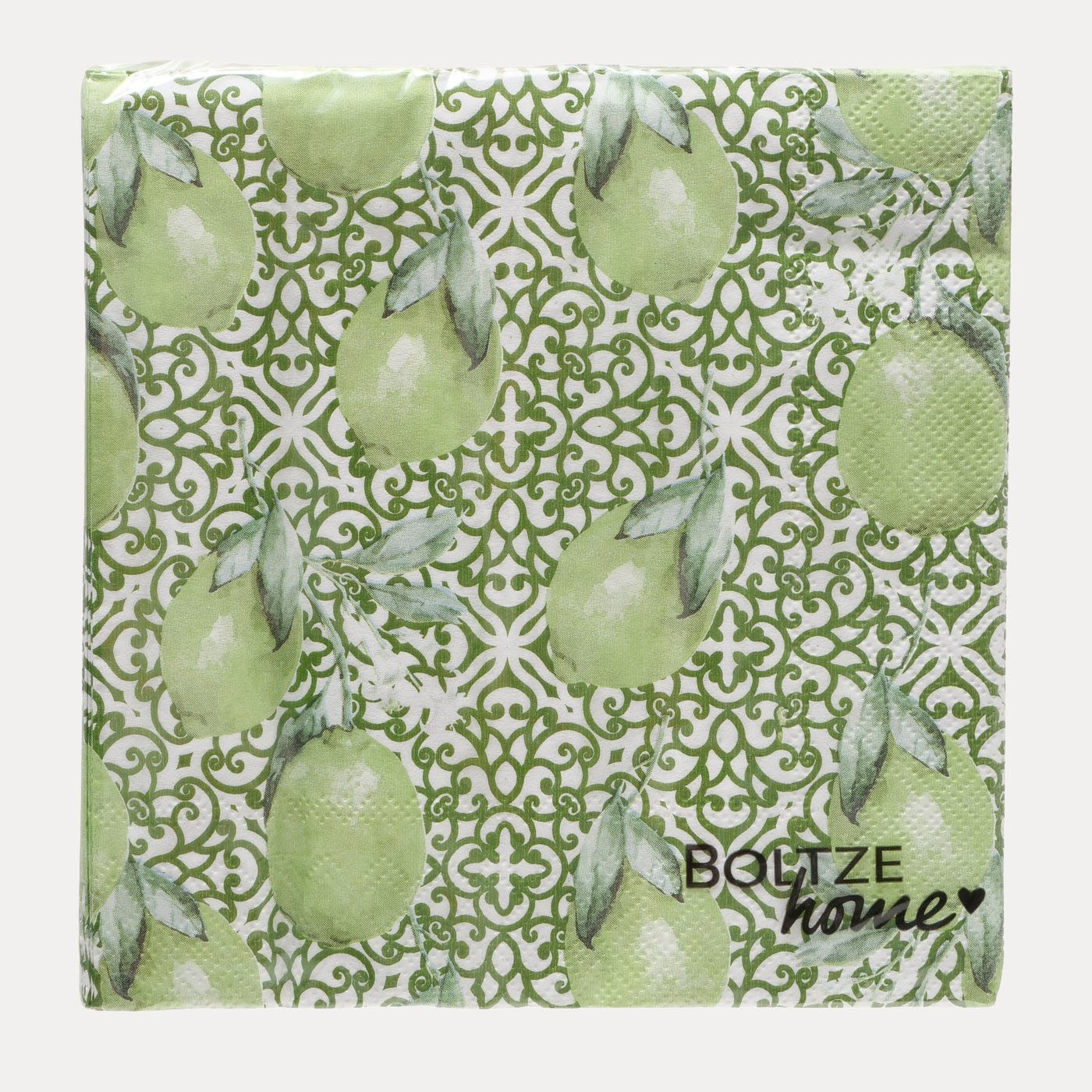 Servietten Capri - Zitronen grün