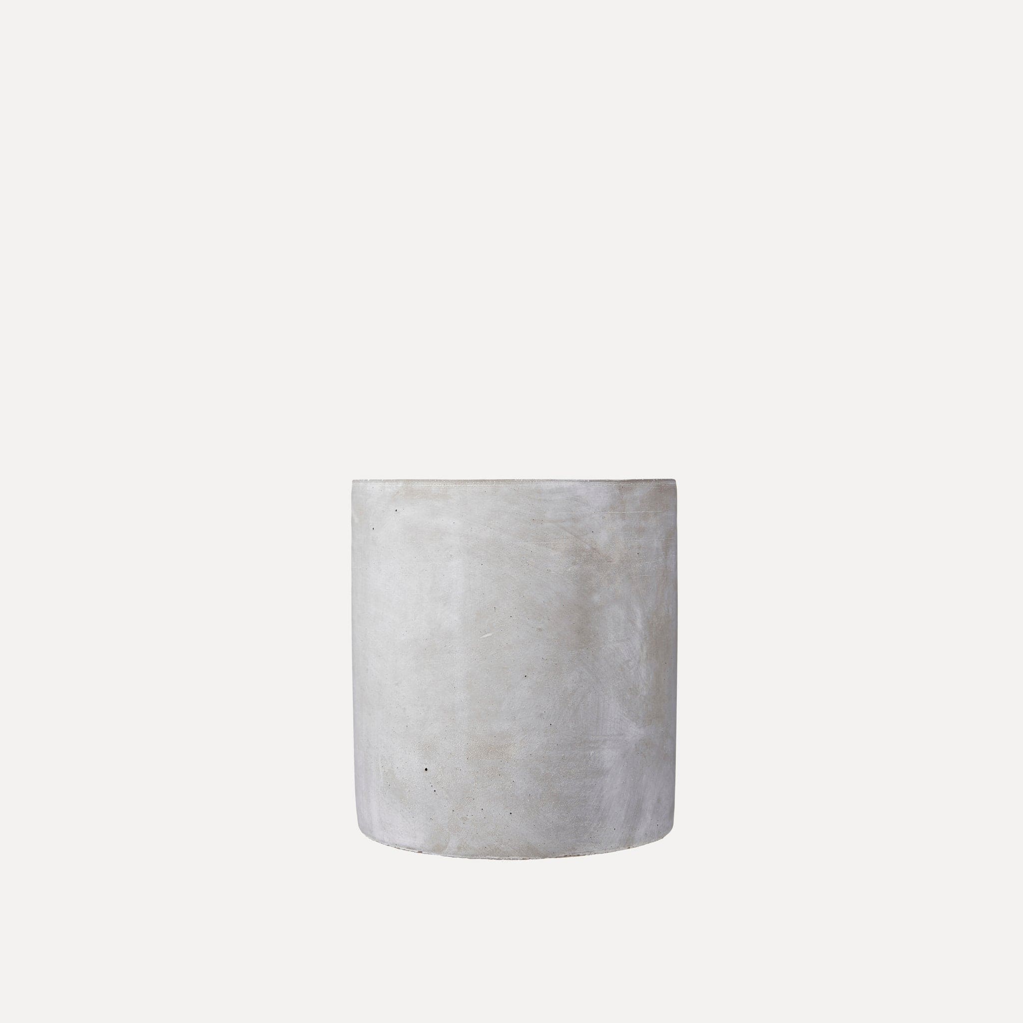Übertopf Siri mini 2er Set aus Beton - grau
