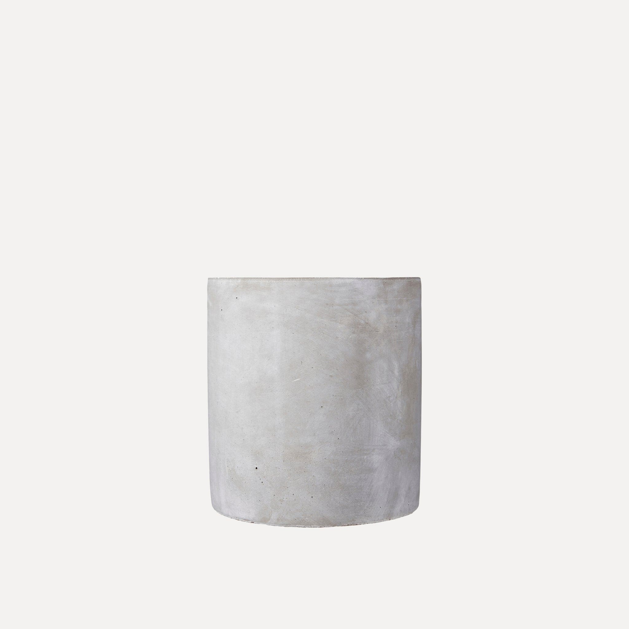 Übertopf Siri aus Beton - grau