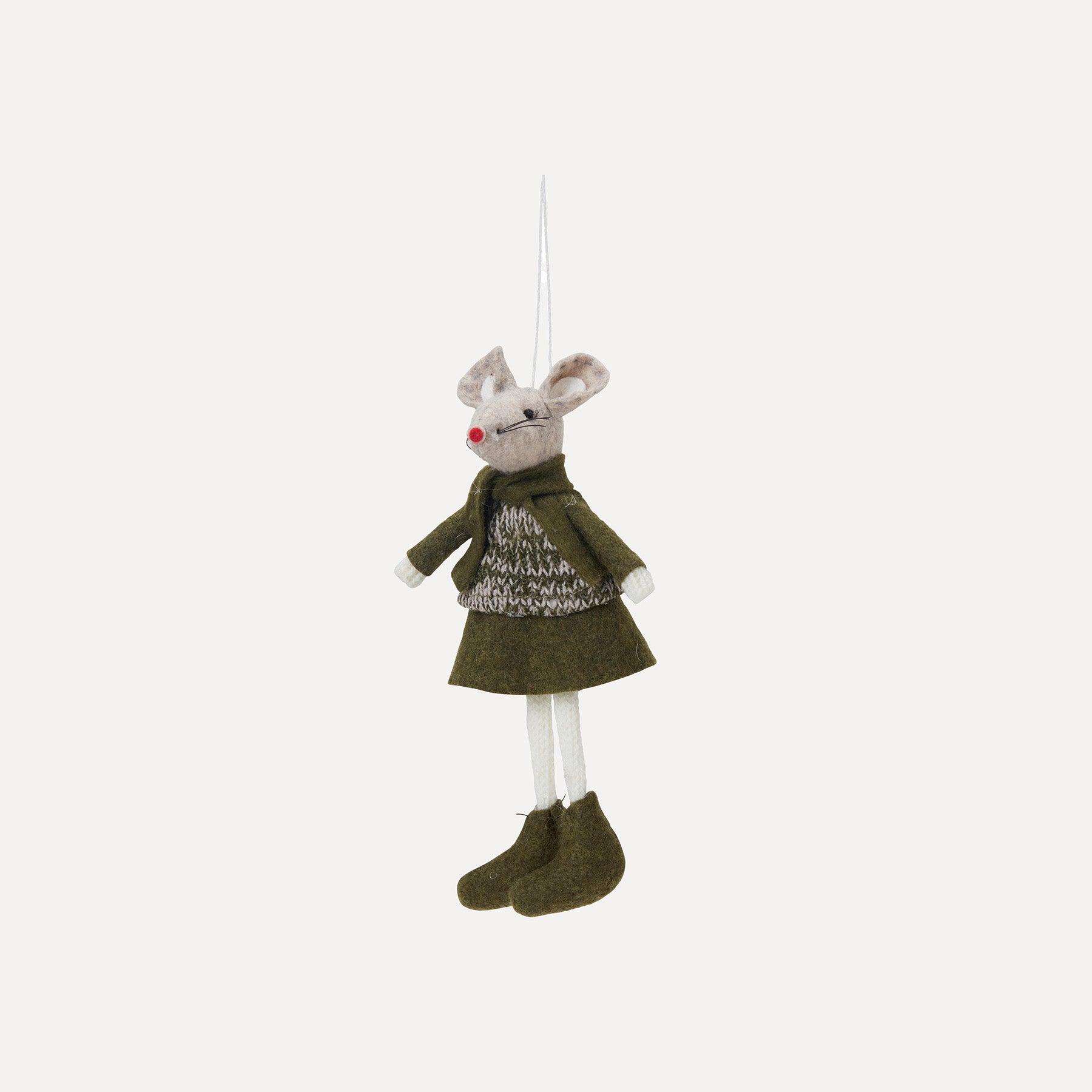 Filzanhänger Sixten & Sally - grün
