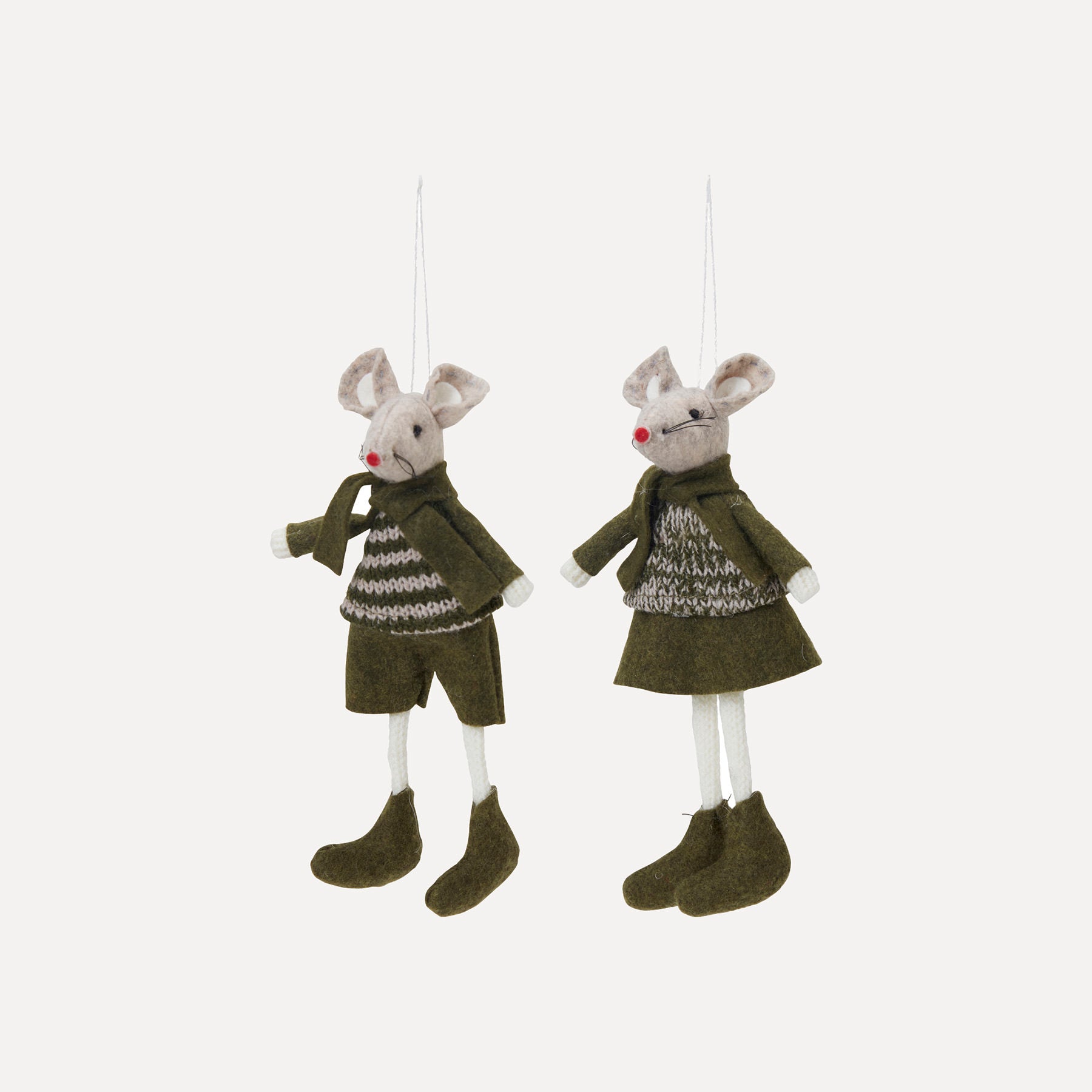 Filzanhänger Sixten & Sally - grün