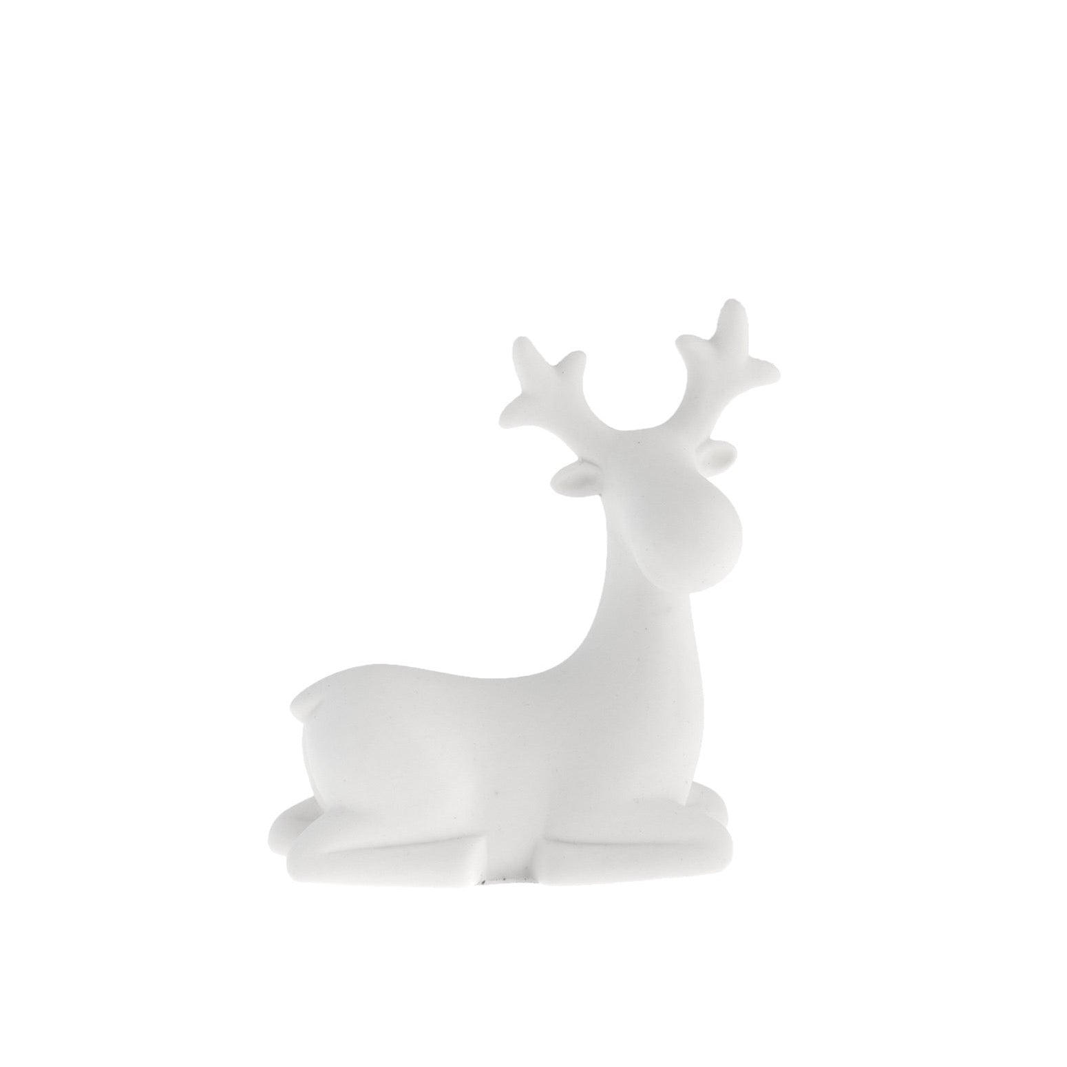 Weihnachtsfigur Rentier Sten sitzend