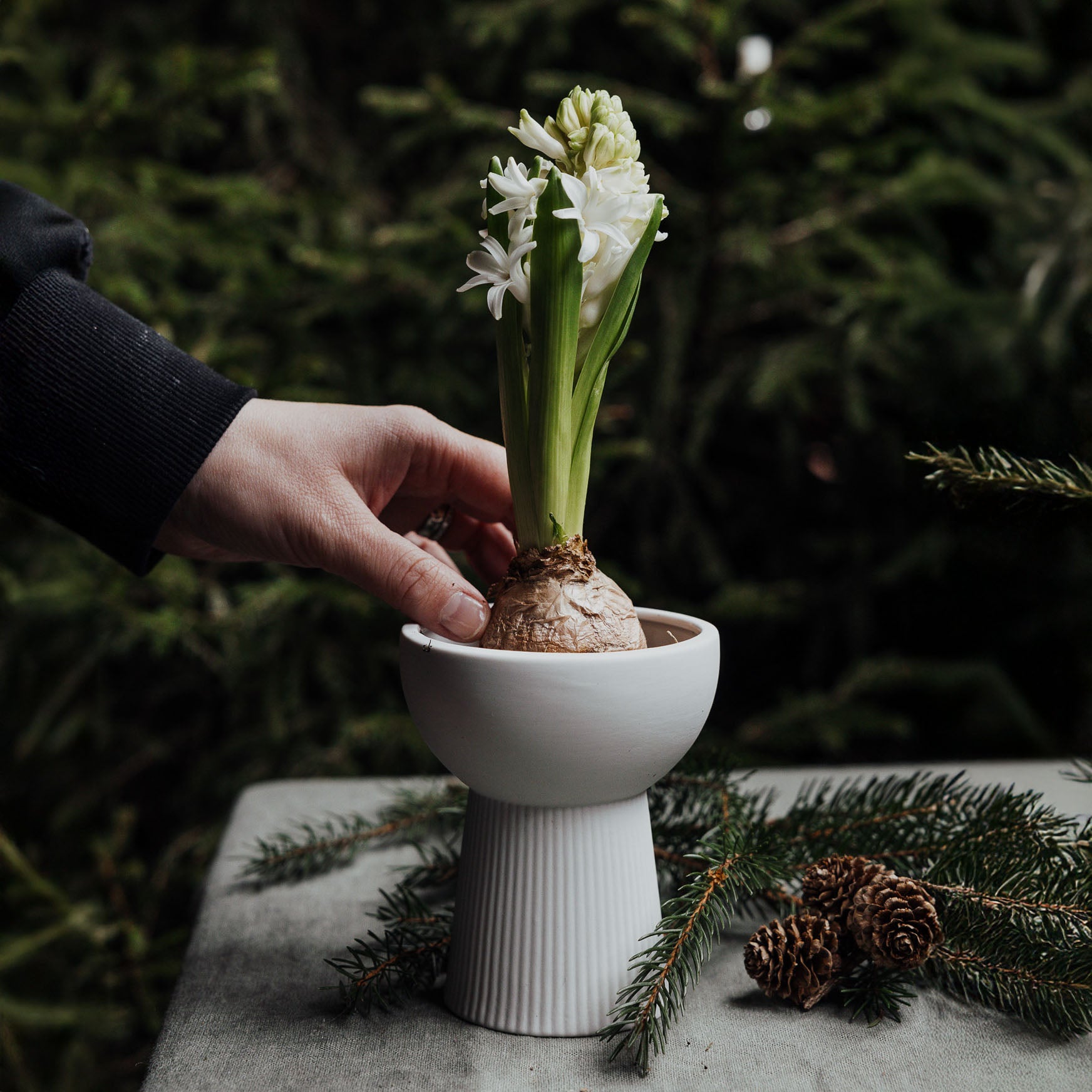Vase Leryd - weiß