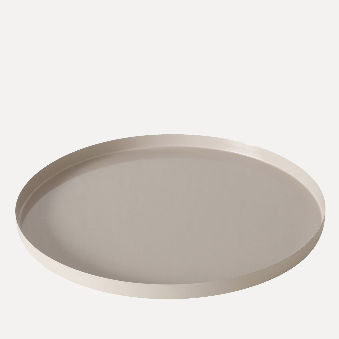 Tablett Rund - beige