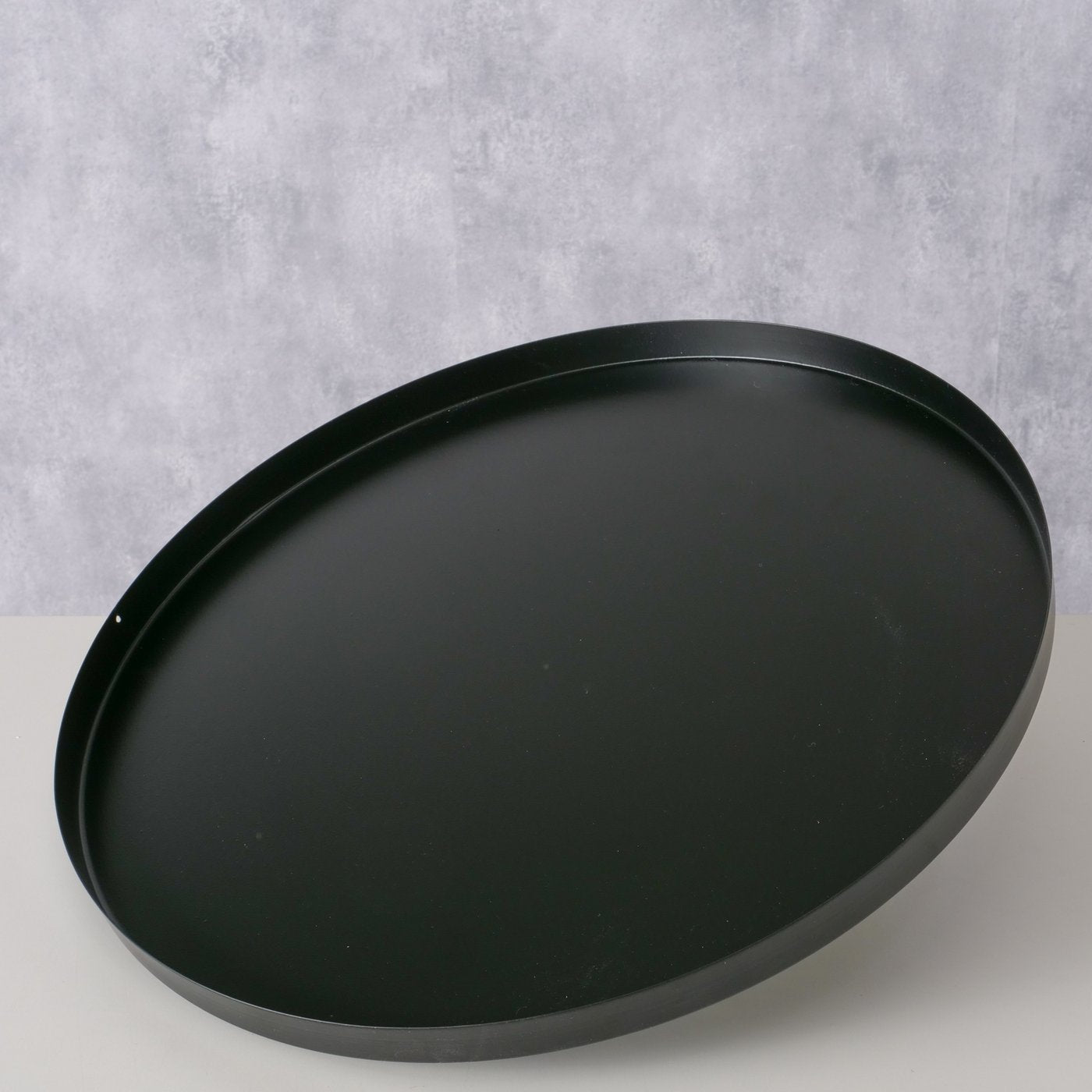 Tablett Rund - schwarz