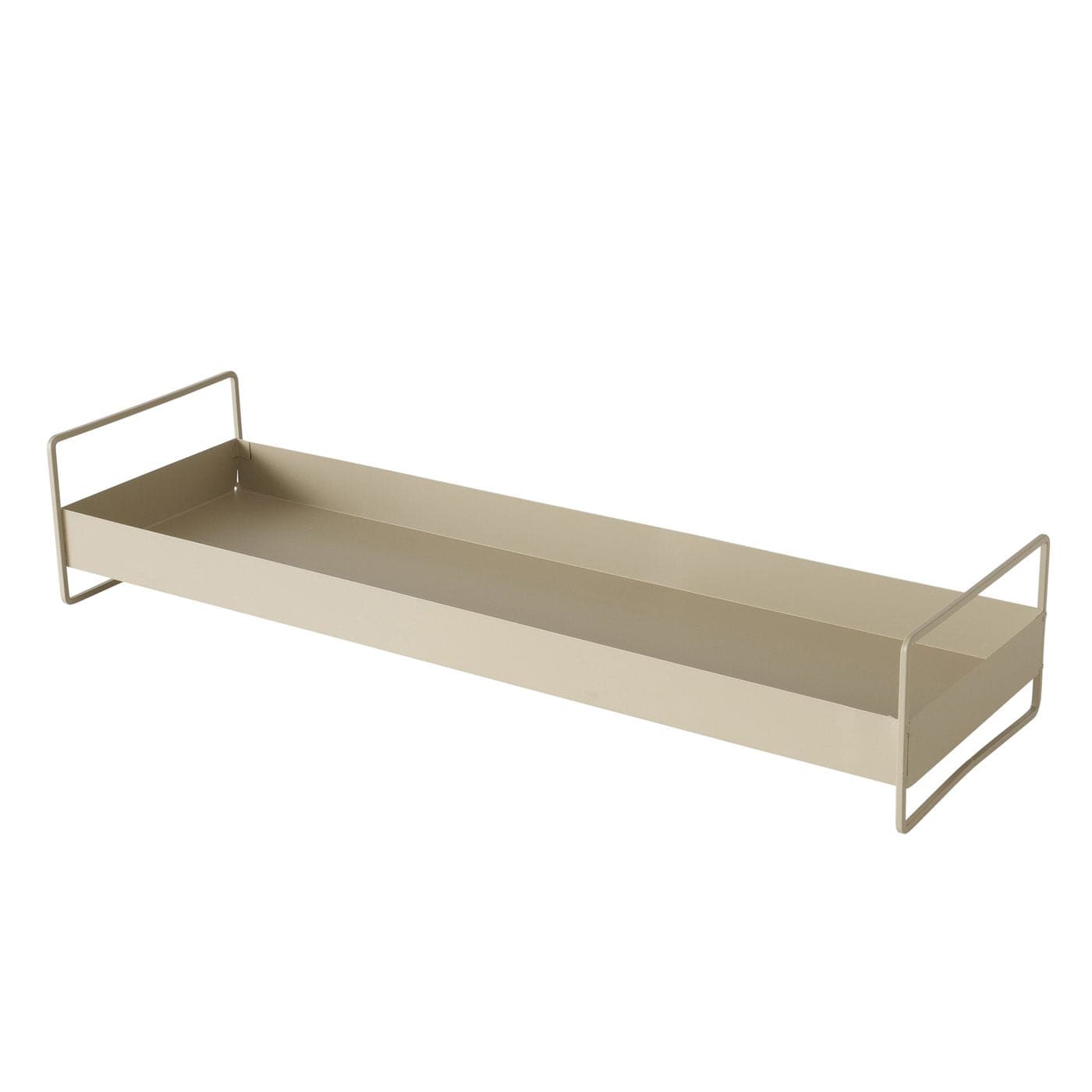 Tablett Wolga aus Metall - beige