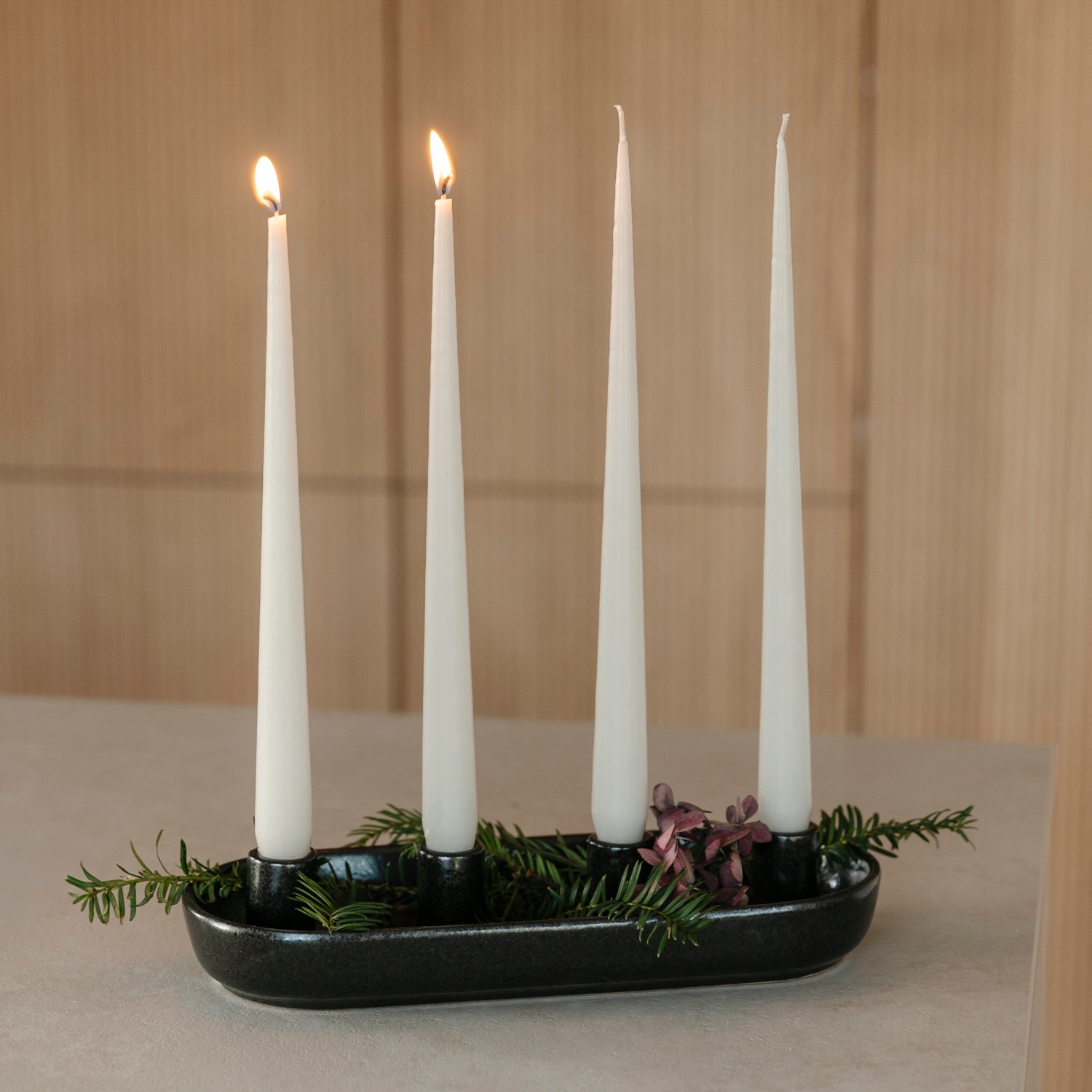 Kerzenhalter Isabella - schwarz