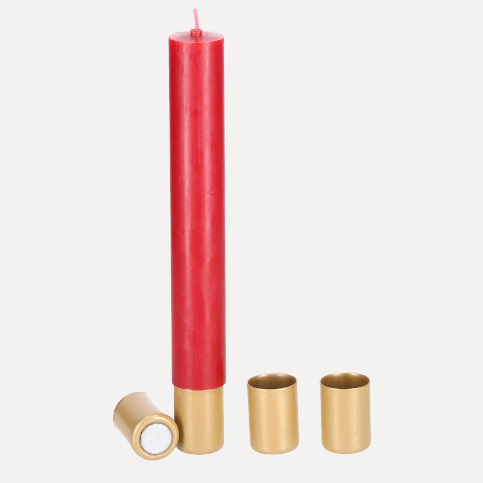 Magnetische Kerzenhalter - gold