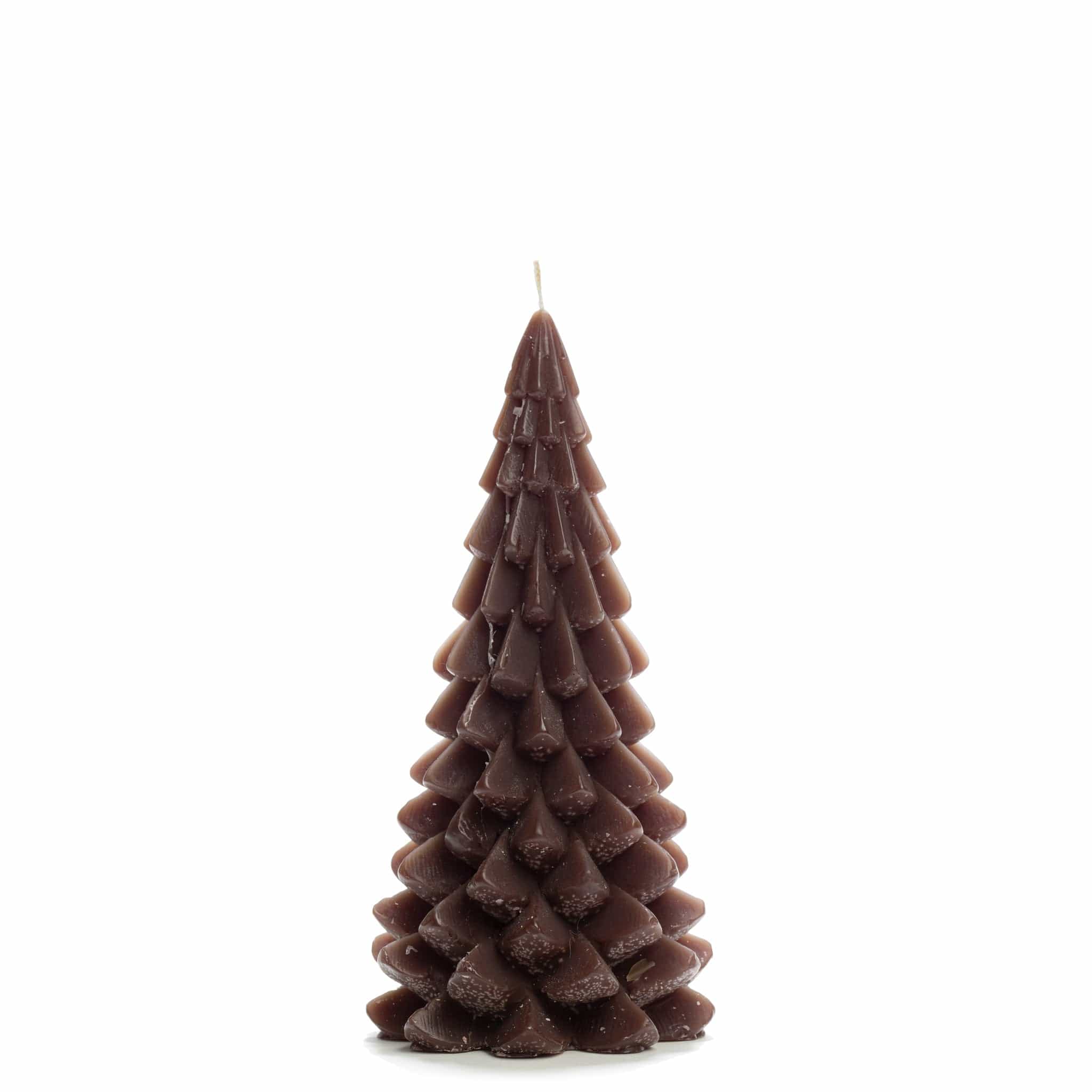 Weihnachtskerze Tannenbaum - coffee