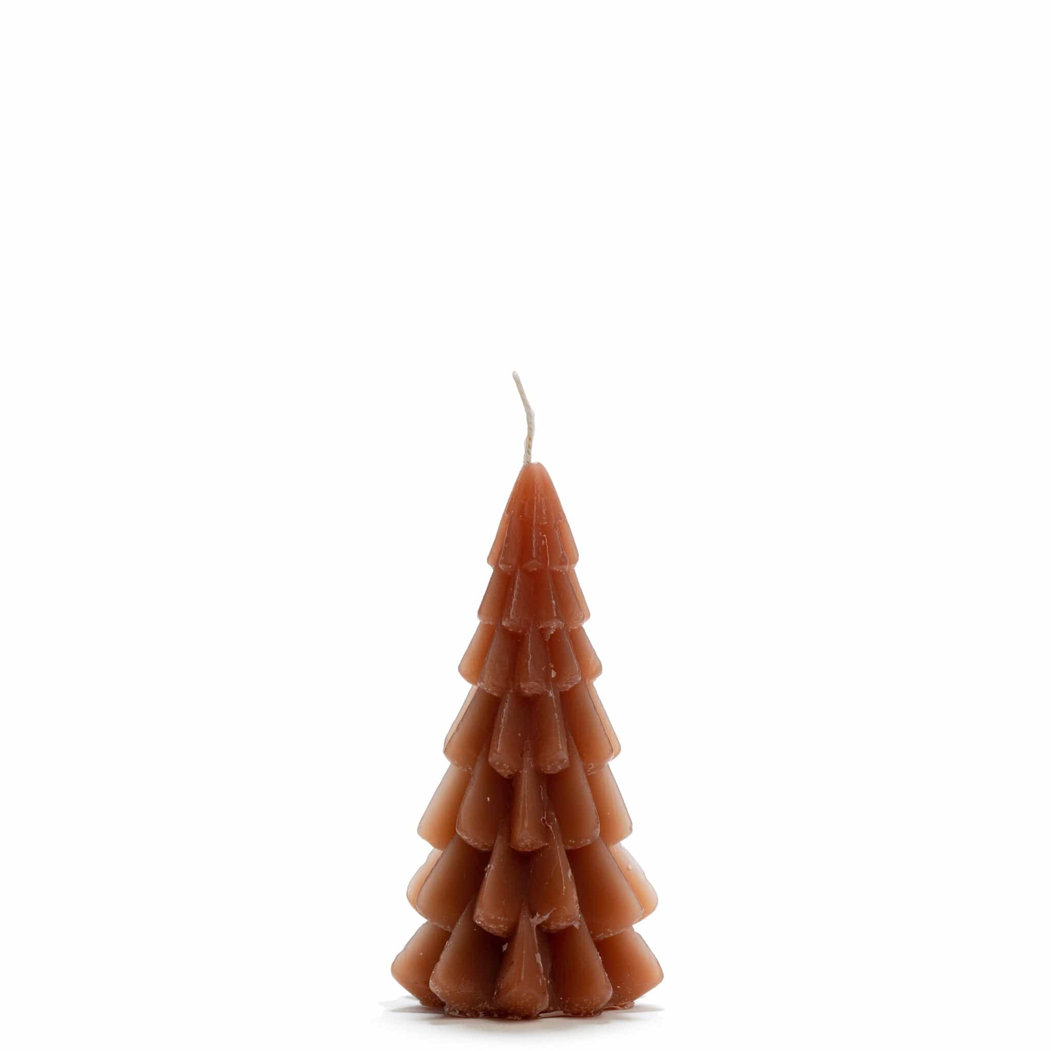 Weihnachtskerze Tannenbaum - rost