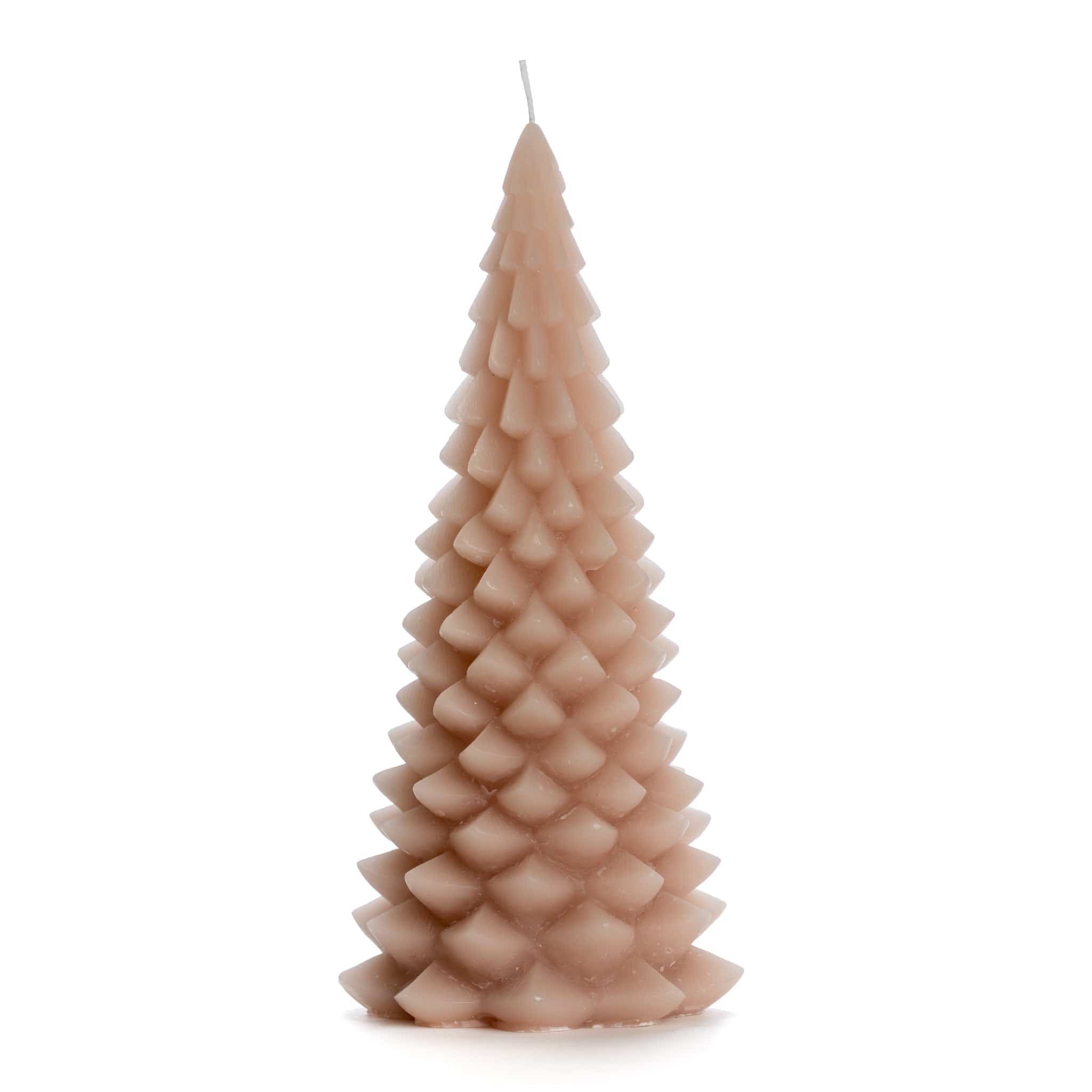 Weihnachtskerze Tannenbaum - rosé