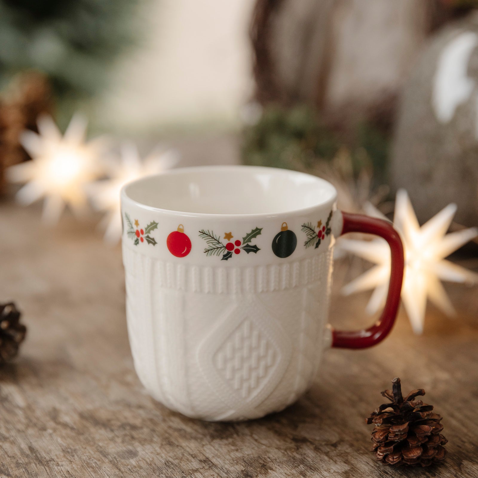 Tasse Cozy Christmas - weiß