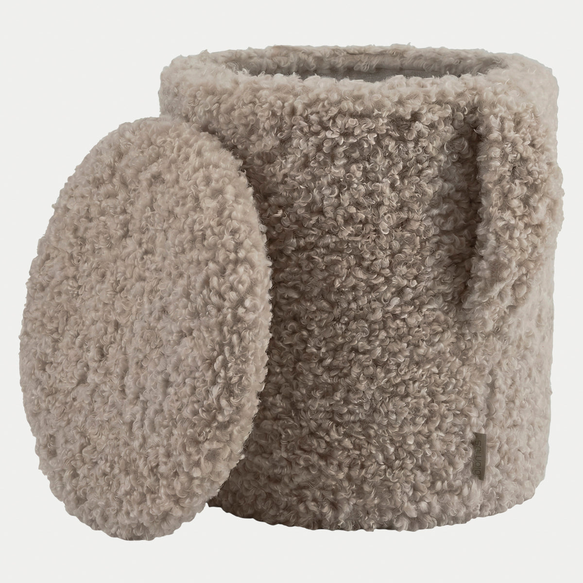 Hocker Teddy mit Stauraum - Fungi