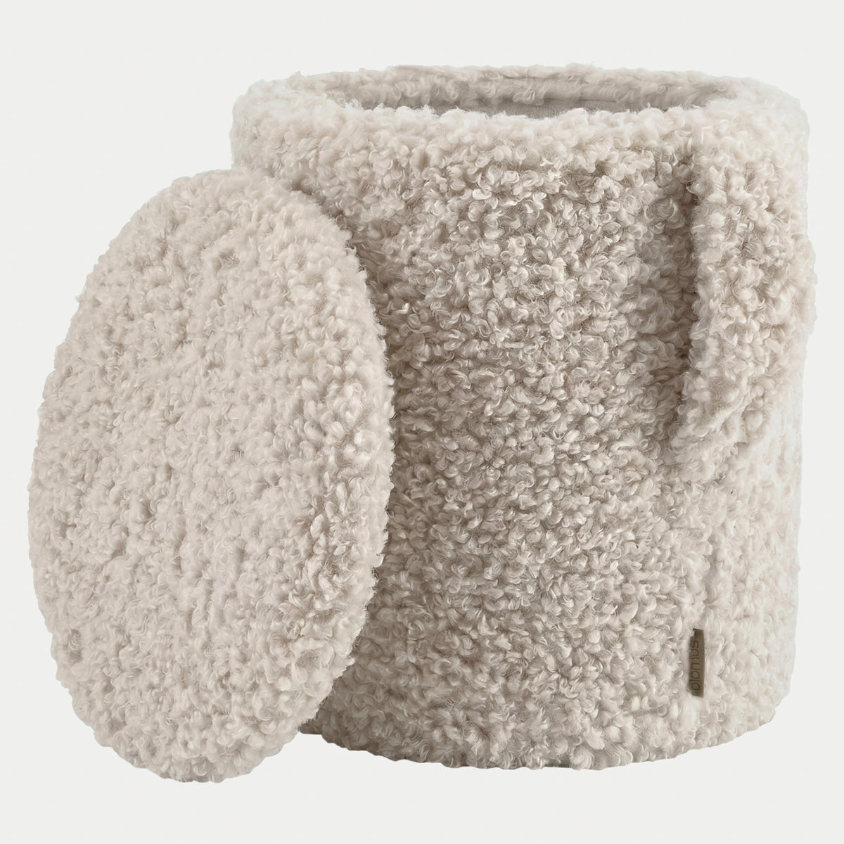 Hocker Teddy mit Stauraum - Moonbeam