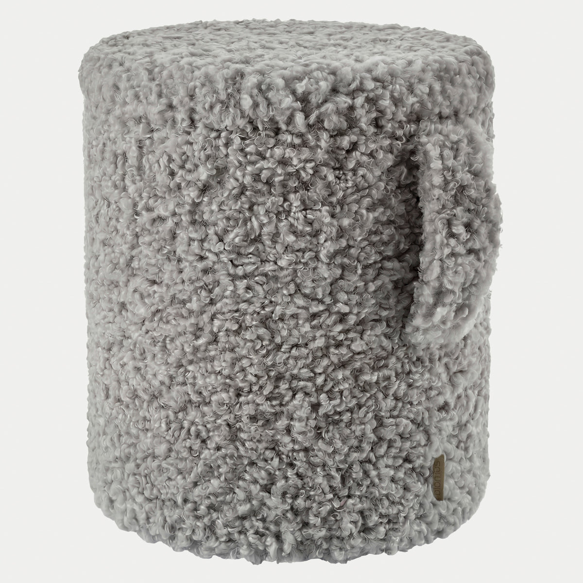 Hocker Teddy mit Stauraum - Sharkskin