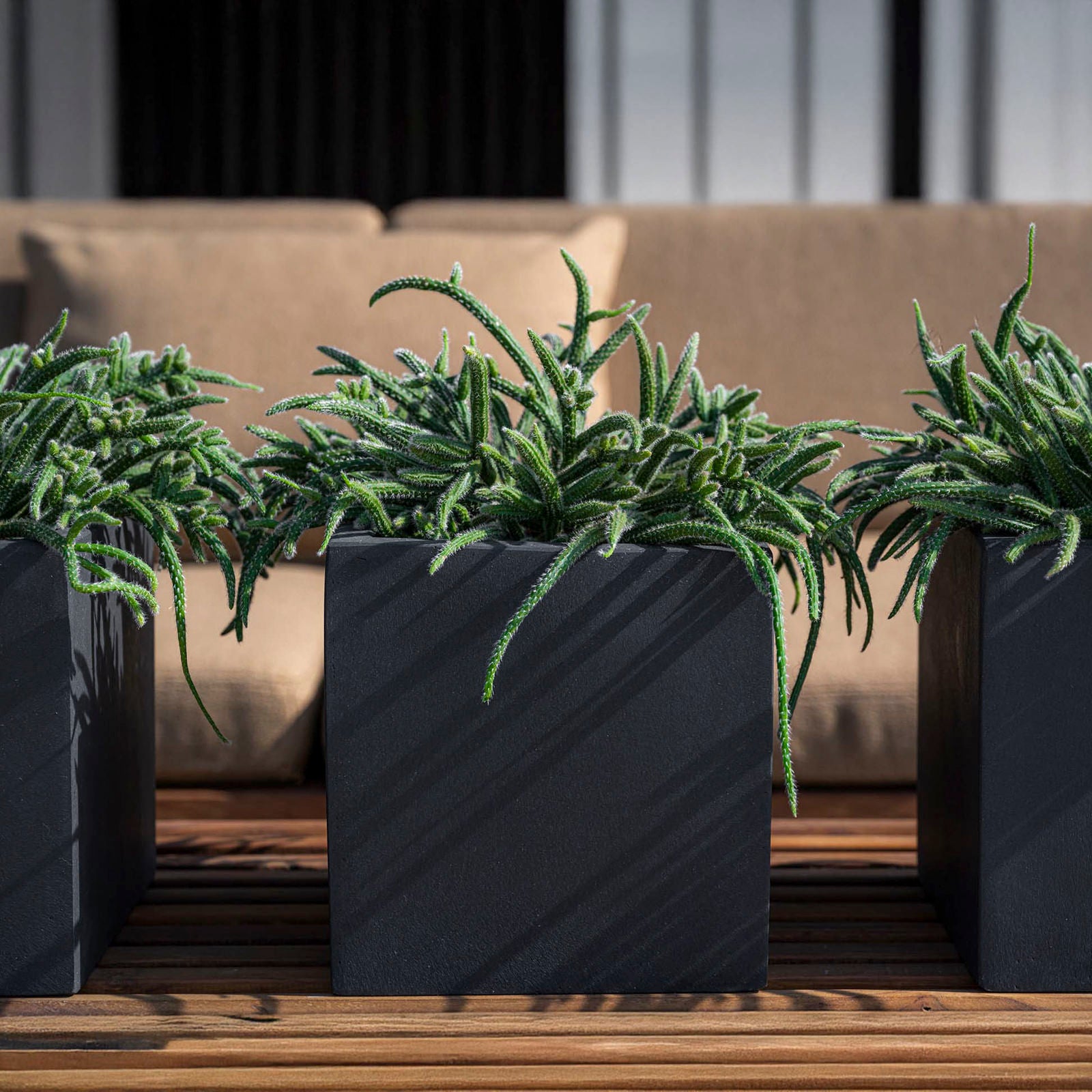Pflanztopf Block - black
