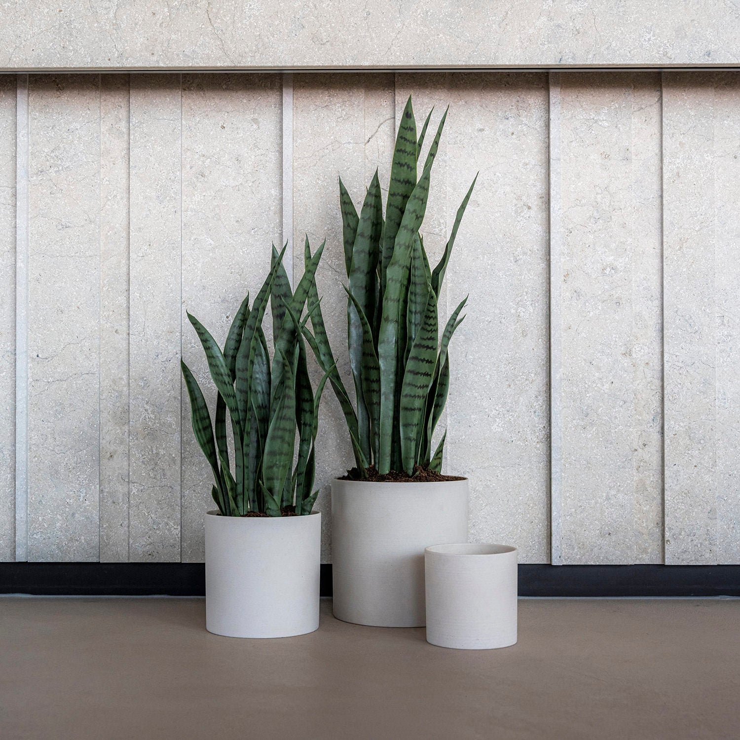Pflanztopf Max - natural white