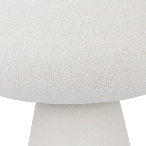 Übertopf Blanco mit Fuß - naturweiß
