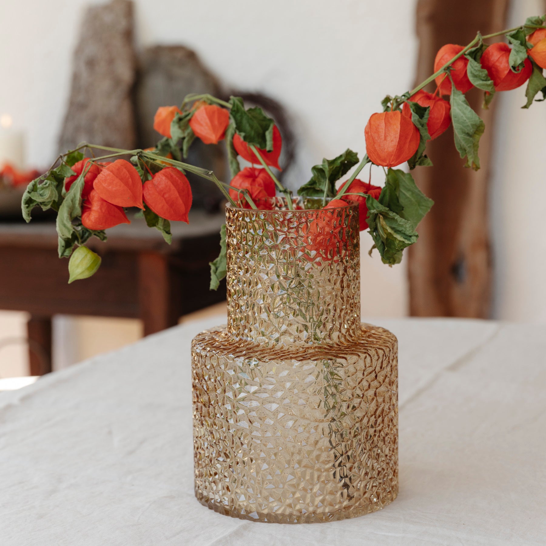 Vase Tuva M - amber