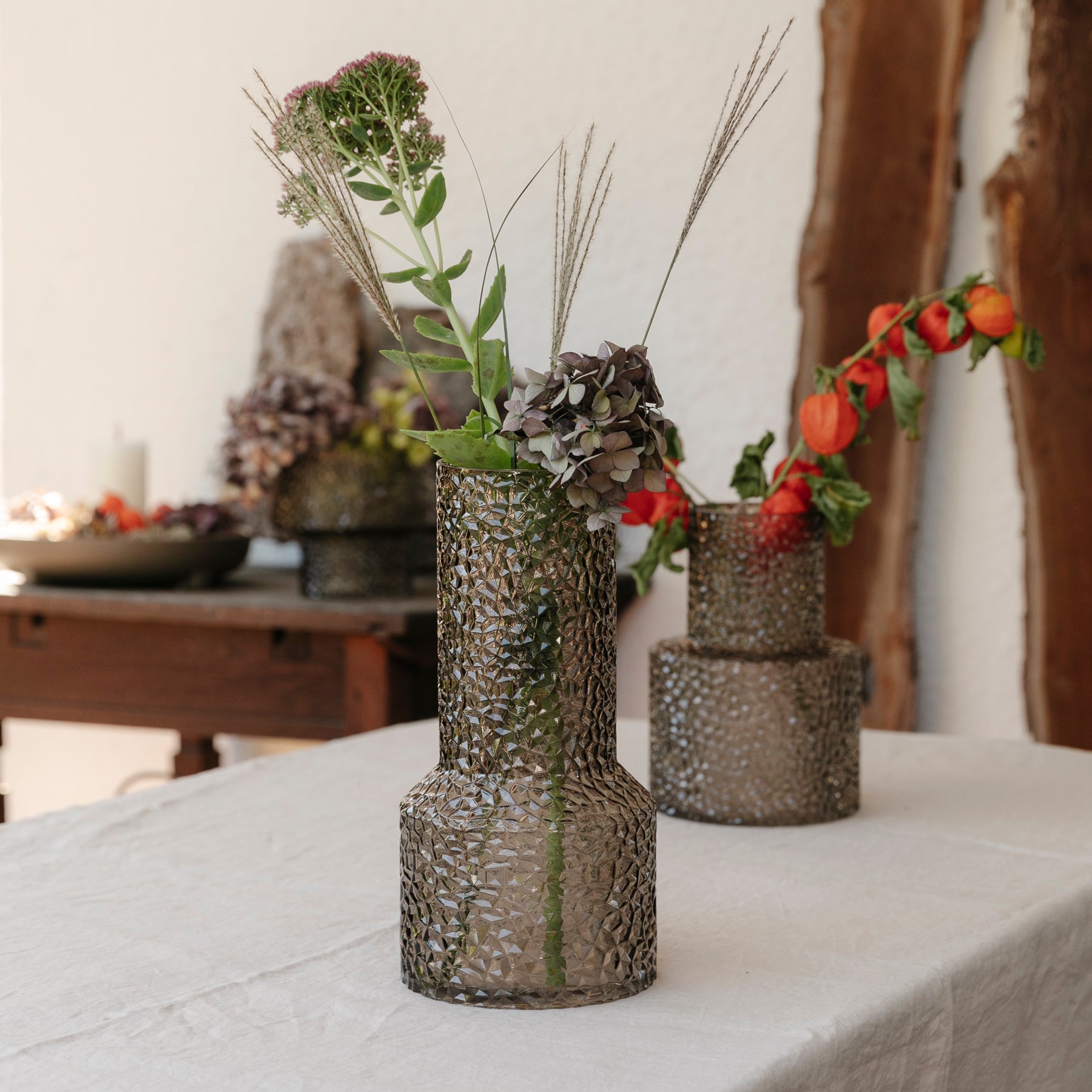 Vase Tuva L - smoke