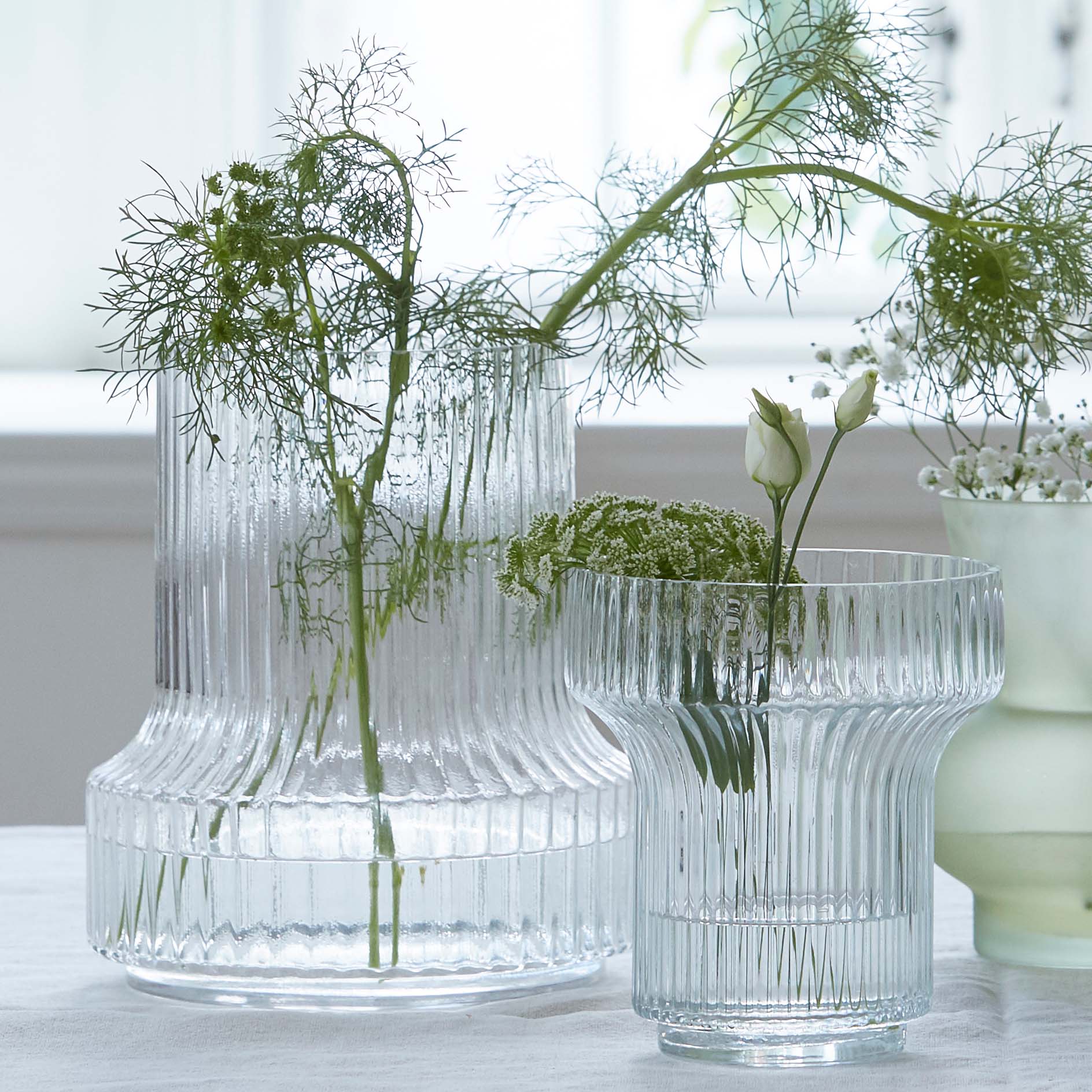 Vase Groove L - Glas