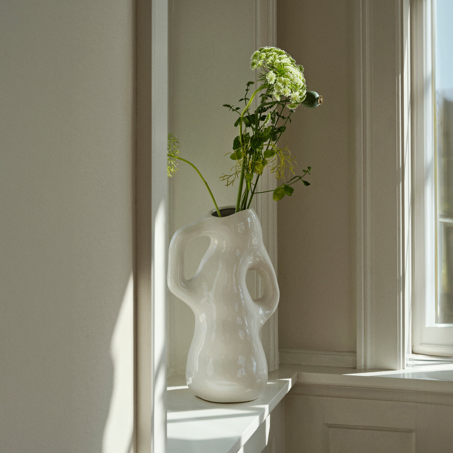 Vase Isolde - weiß