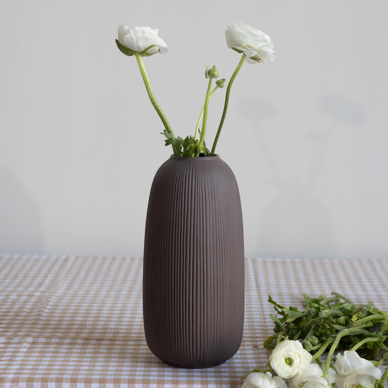 Vase Aby braun
