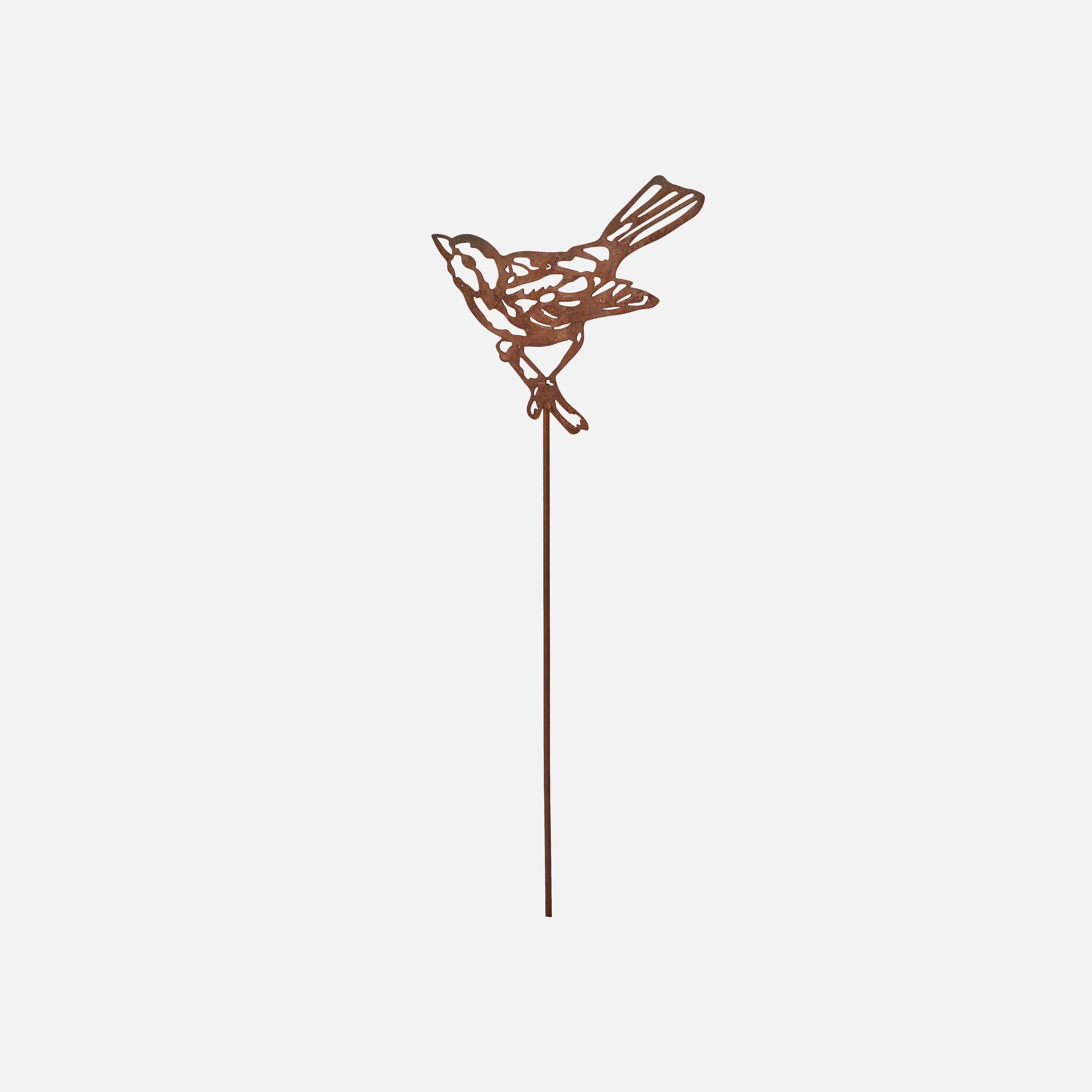 Gartenstecker Vögel 2er Set Rost