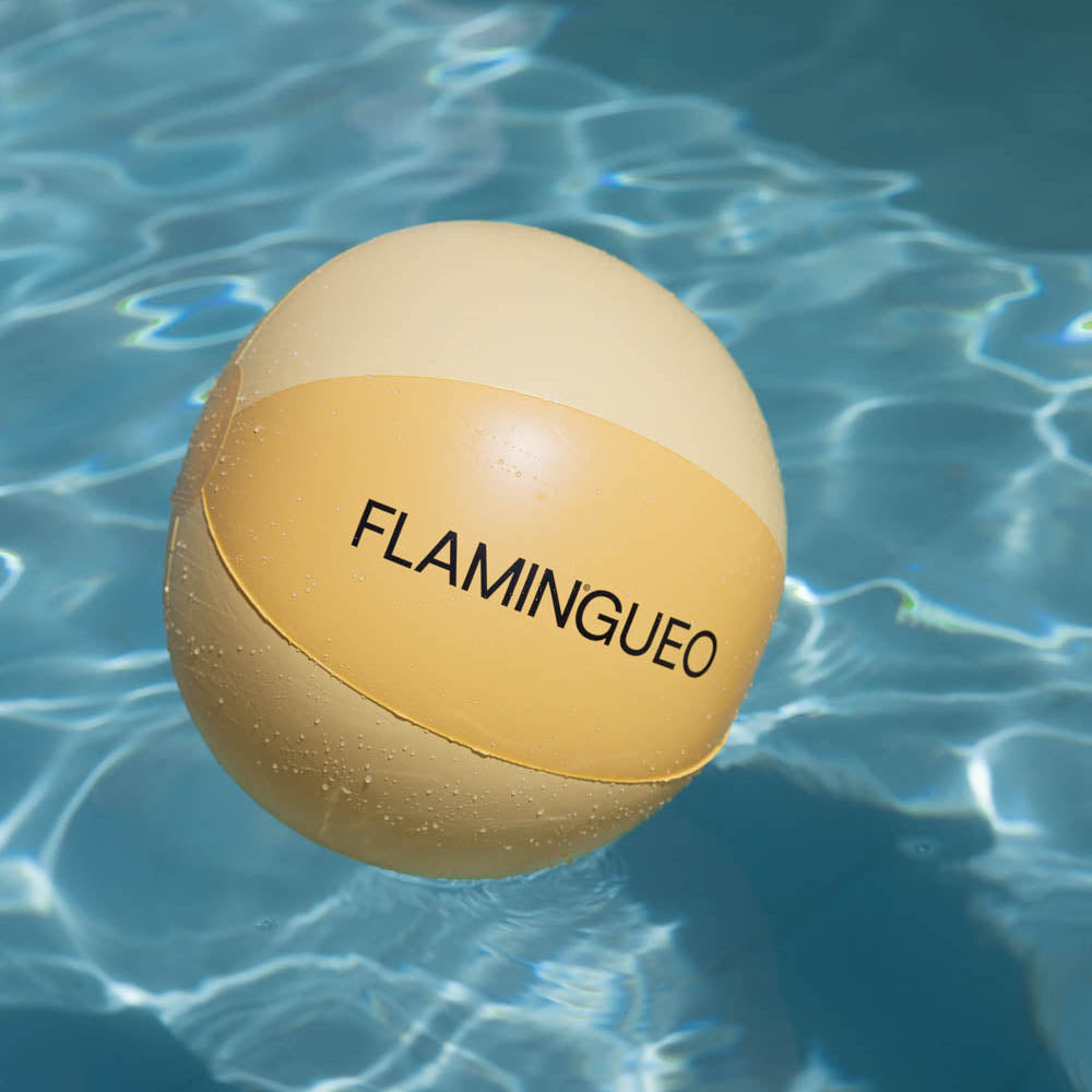 Wasserball Streifen - gelb
