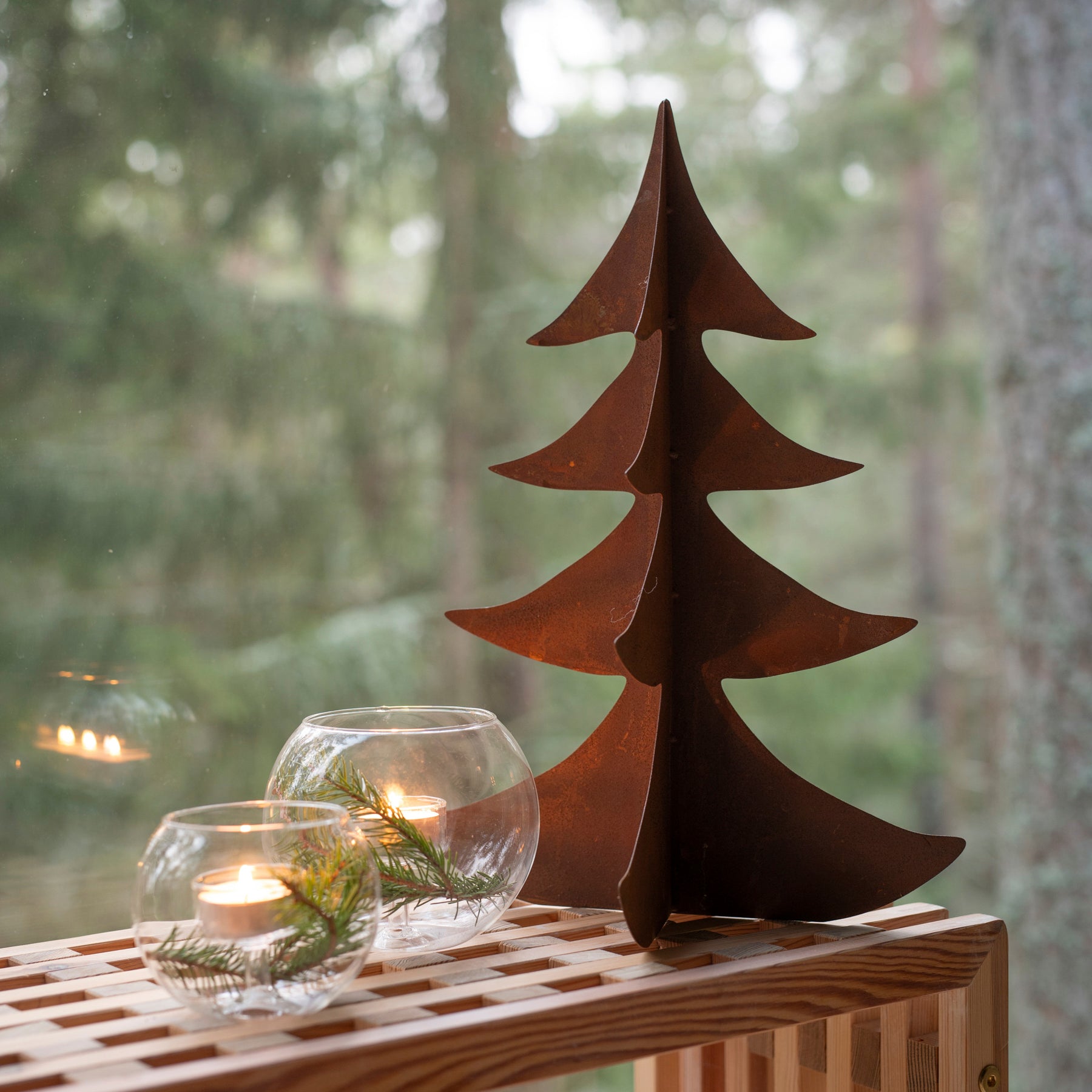 Deko Tannenbaum Rost