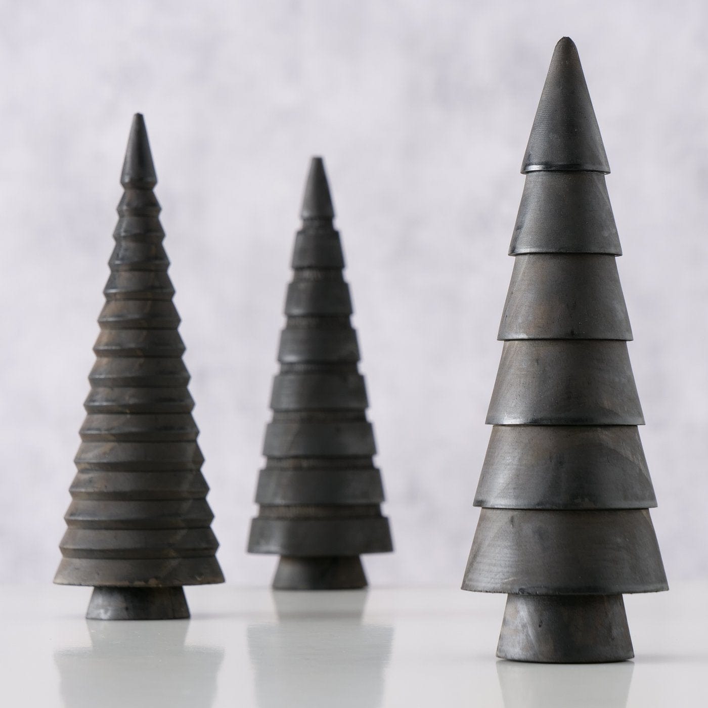 Weihnachtsbaum Abiola 2 aus Holz - schwarz