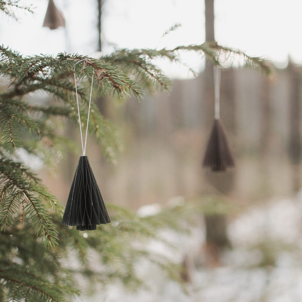 Weihnachtsbaum Papieranhänger - moss