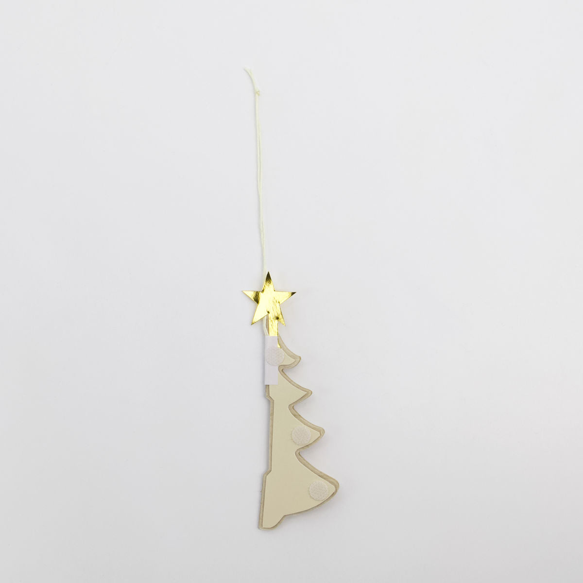 Papieranhänger Tree 6er Set - ivory