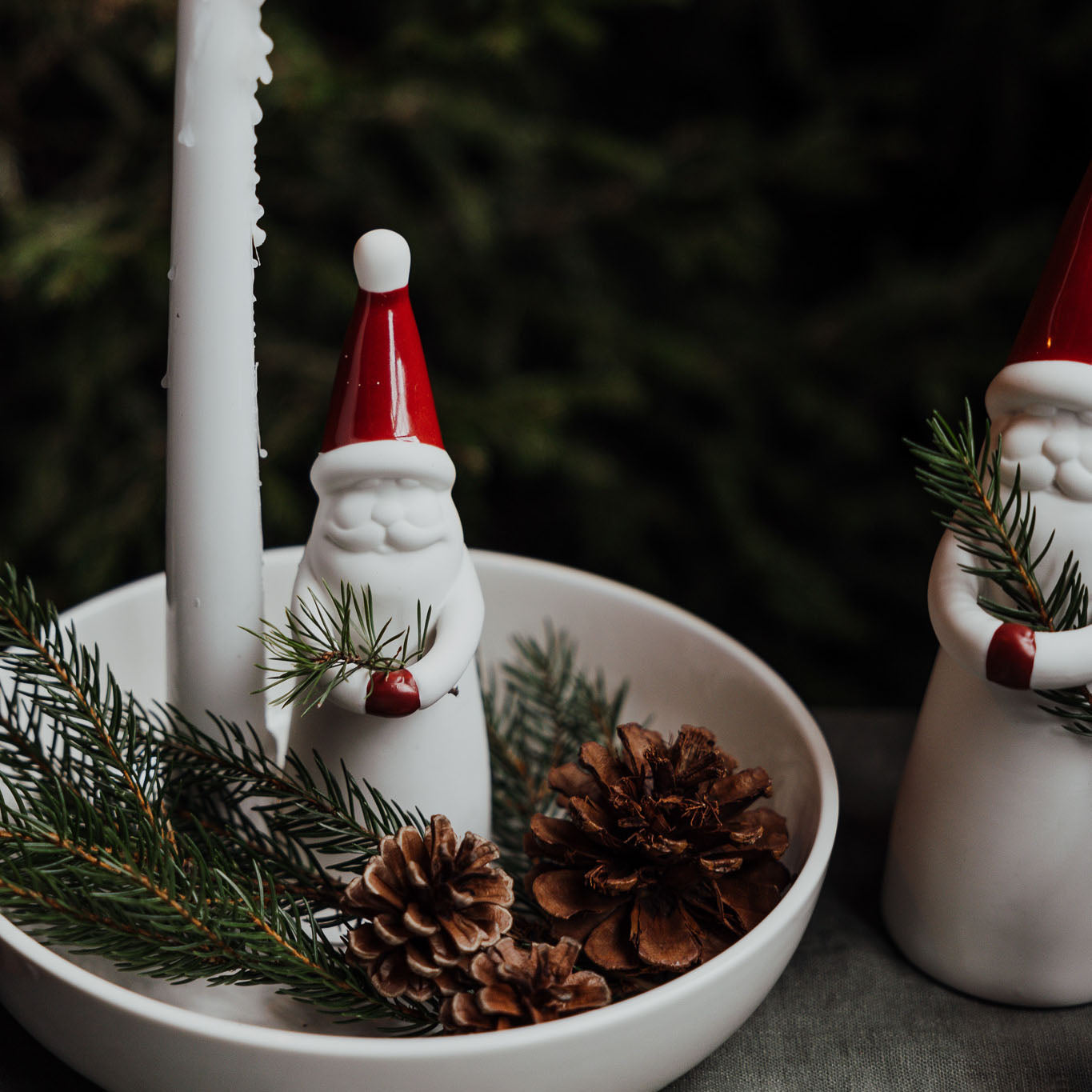 Weihnachtsfigur Loke - rot