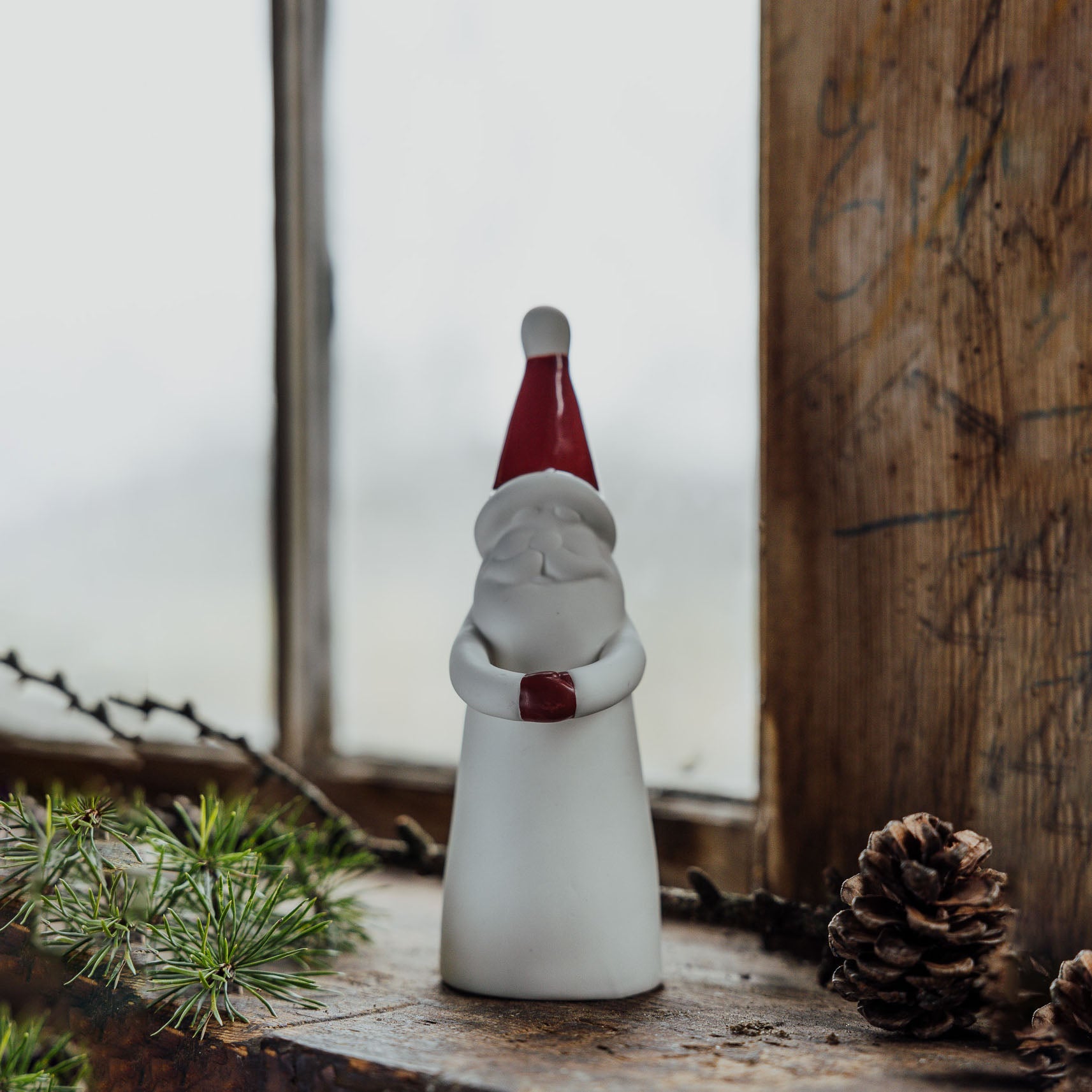 Weihnachtsfigur Loke - rot