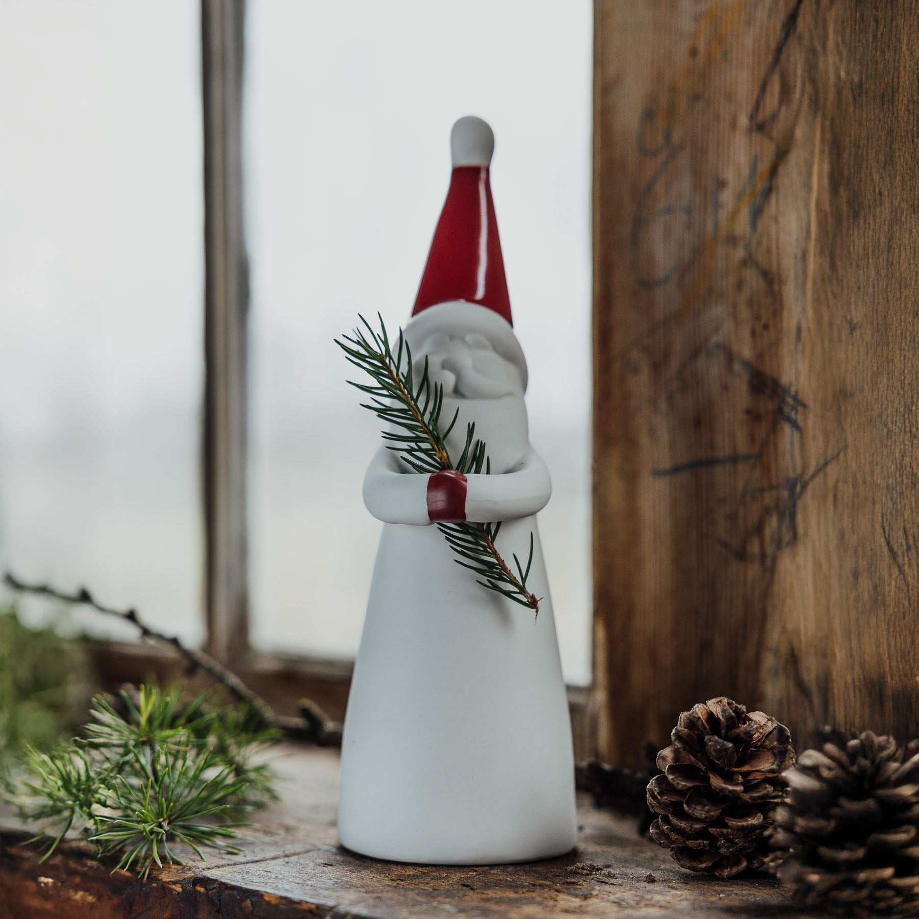 Weihnachtsfigur Loke - rot