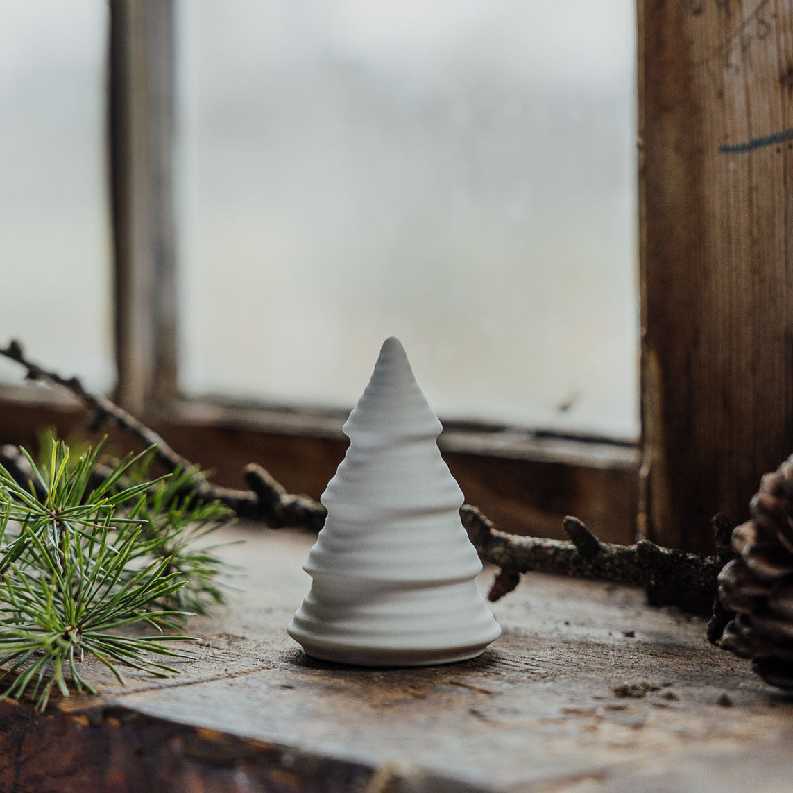 Deko Weihnachtsbaum Skogshult - weiß