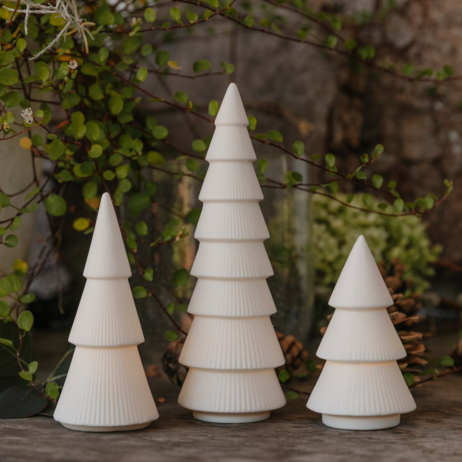 Tannenbaum Spitzbergen mit LED - weiß