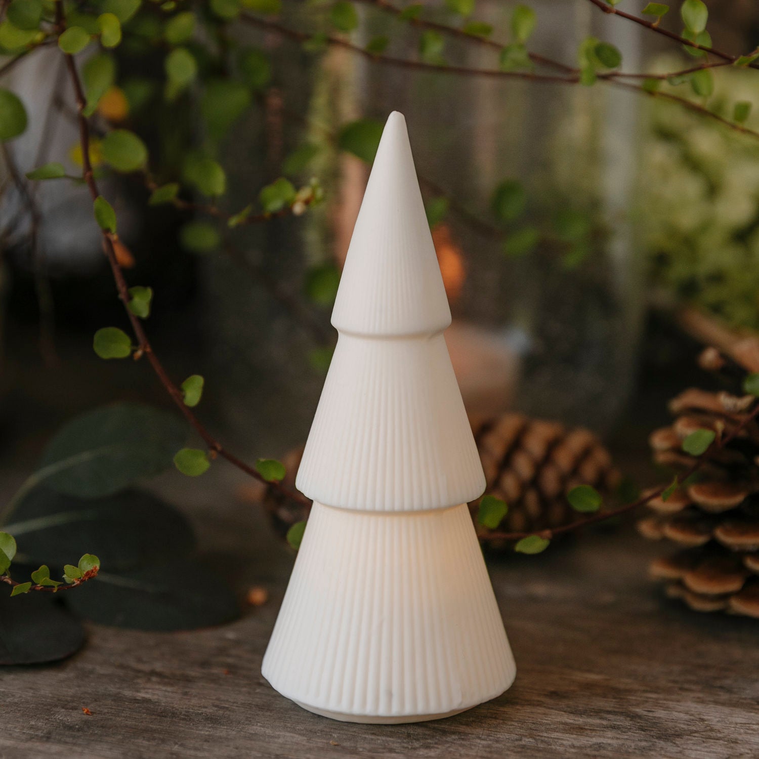 Tannenbaum Spitzbergen mit LED - weiß