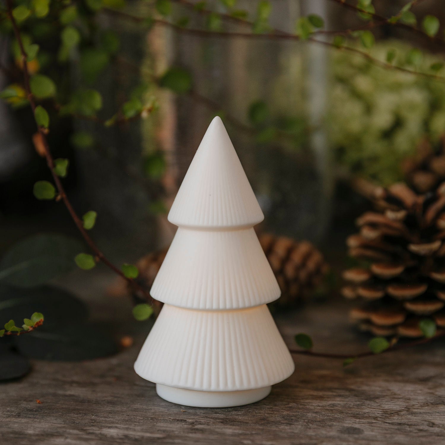 Tannenbaum Spitzbergen mit LED - weiß