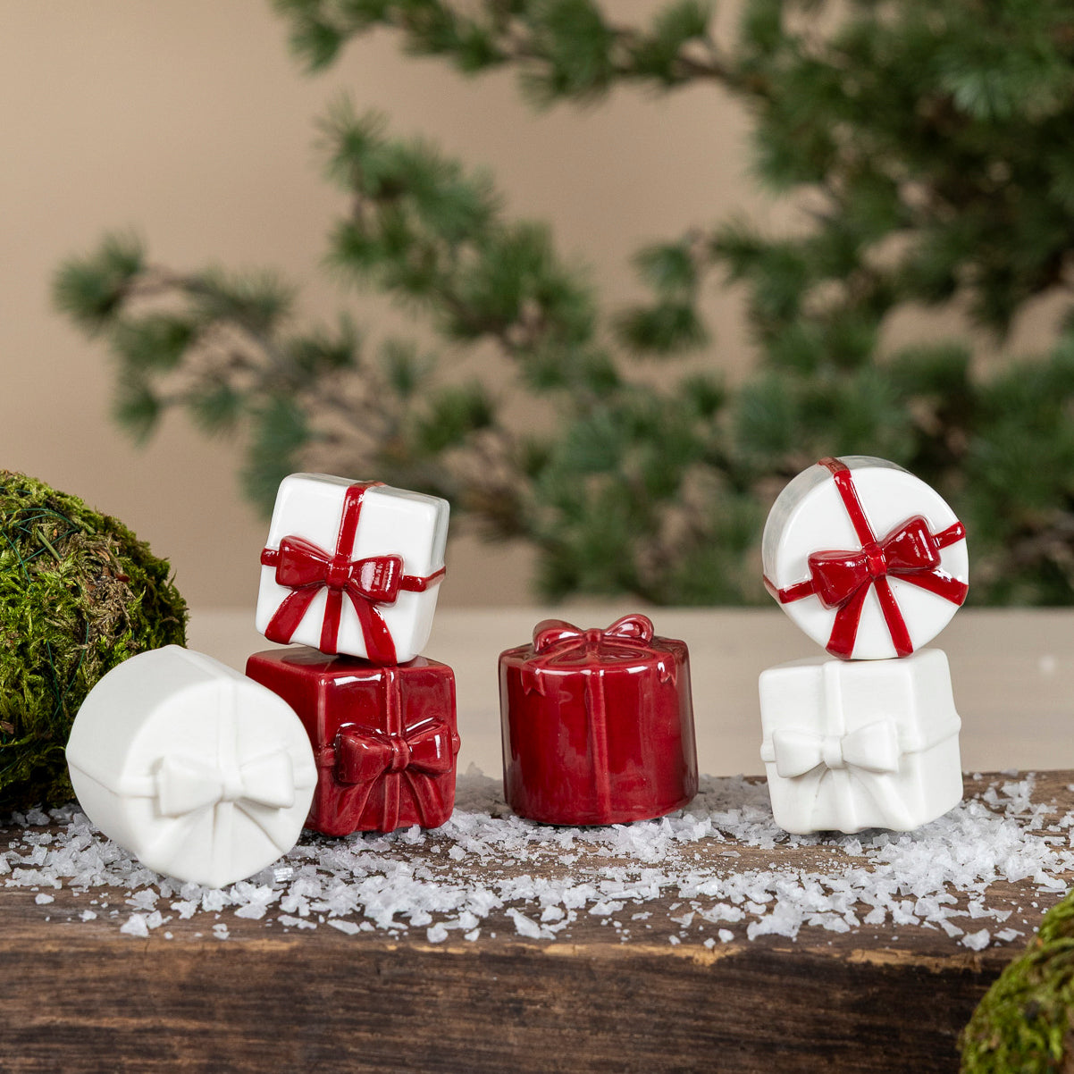 Weihnachtsdeko Geschenk Kramhult - rot