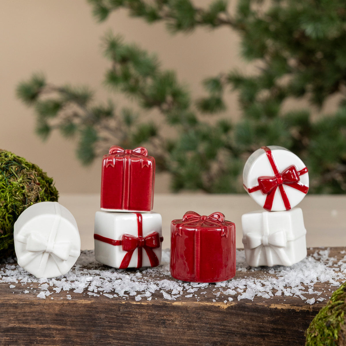 Weihnachtsdeko Geschenk Kramhult - rot