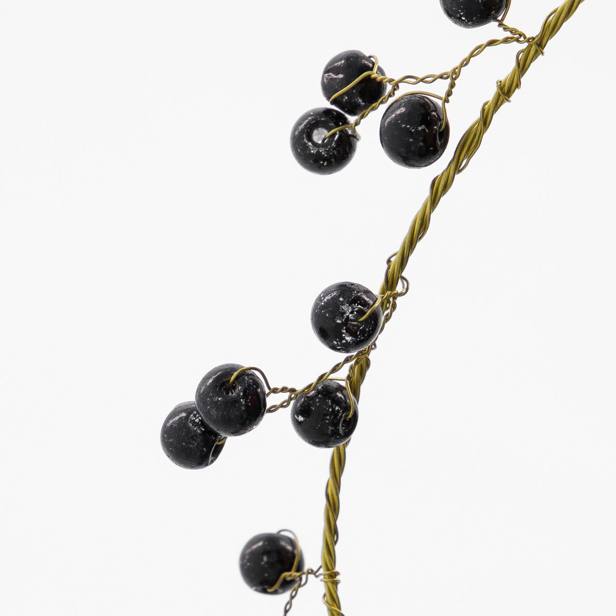 Weihnachtsdeko Kranz Bird - schwarz gold