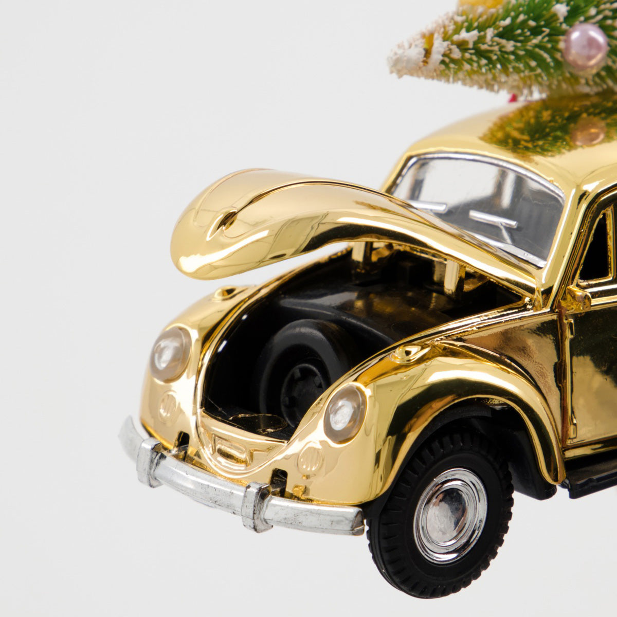 Deko Auto Xmas Car - gold