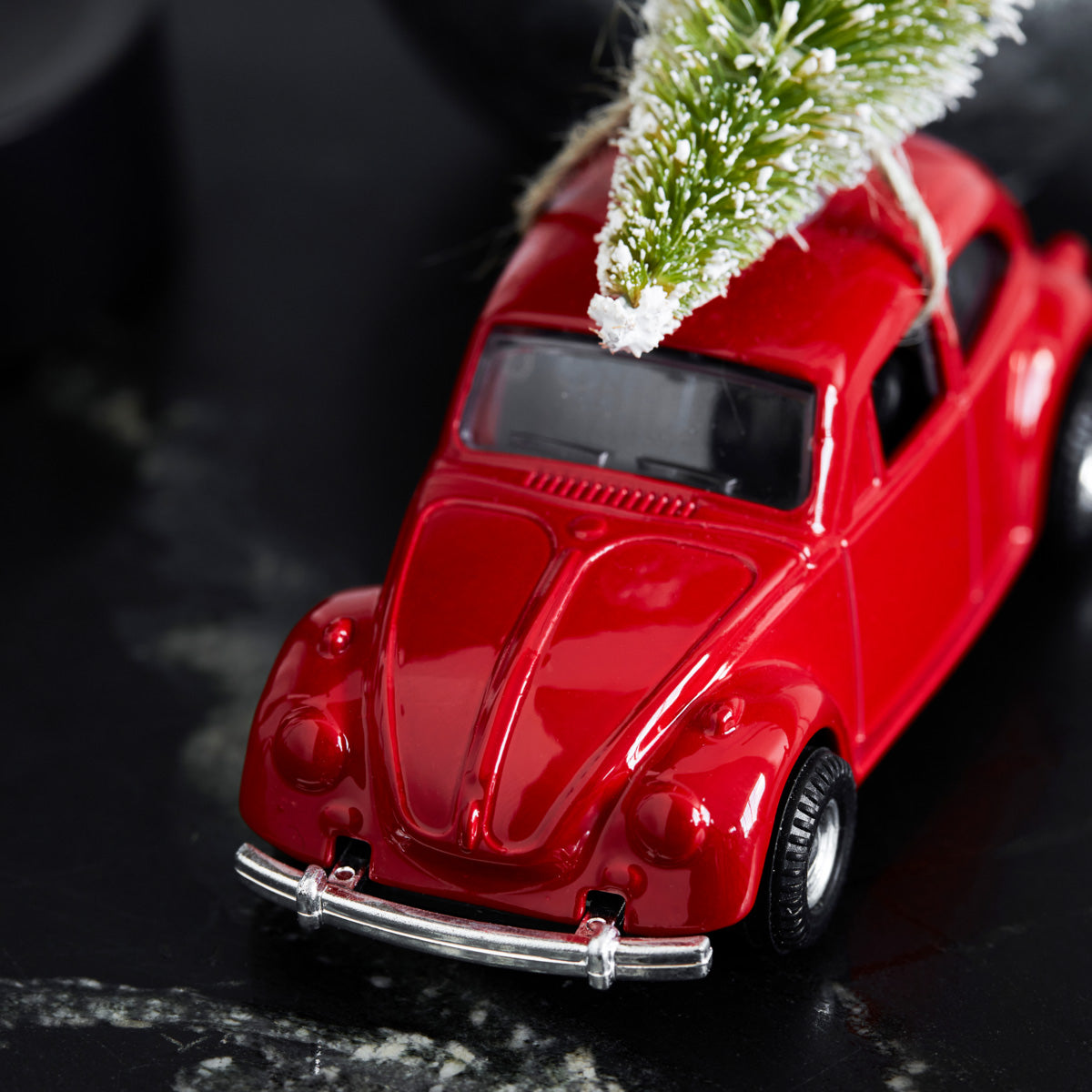Deko Auto Xmas Car - rot