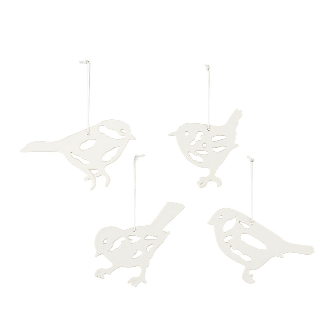 Dekoanhänger Alba 4er Set - Vögel