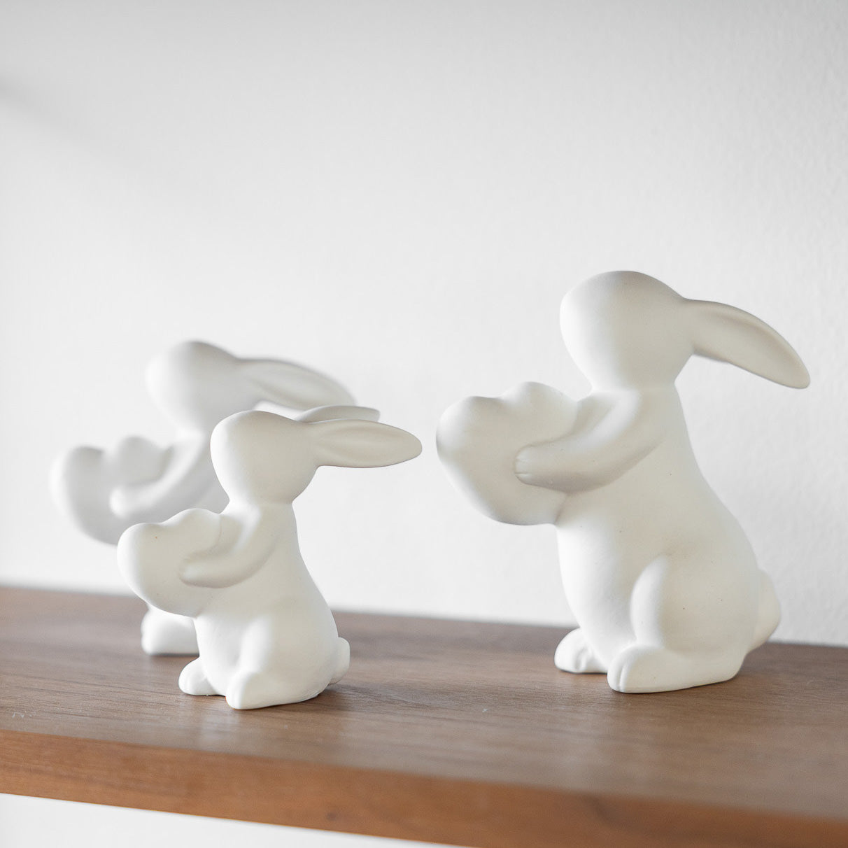 Osterdekoration Hase Amelia - weiß